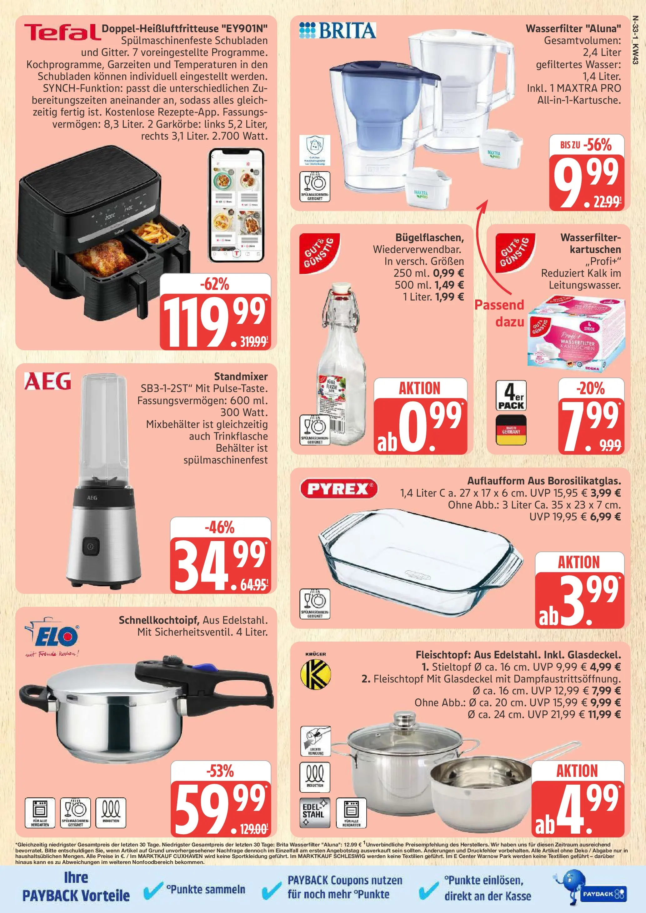 Marktkauf - Marktkauf: Wochenangebote (ab 19.10.2025) » Angebote online | Seite: 33 | Produkte: Wasser