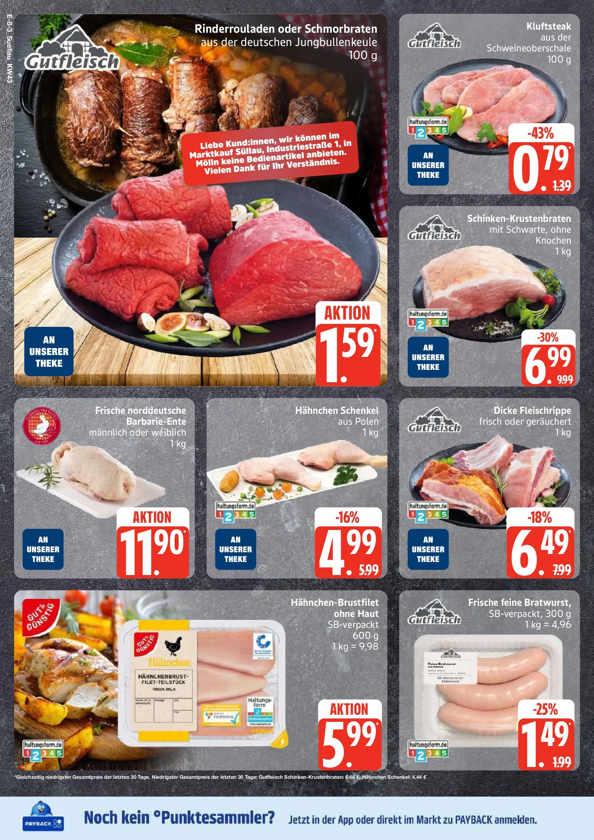 Edeka prospekt Ratzeburg	 (ab 19.10.2025) » Angebote Online | Seite: 8