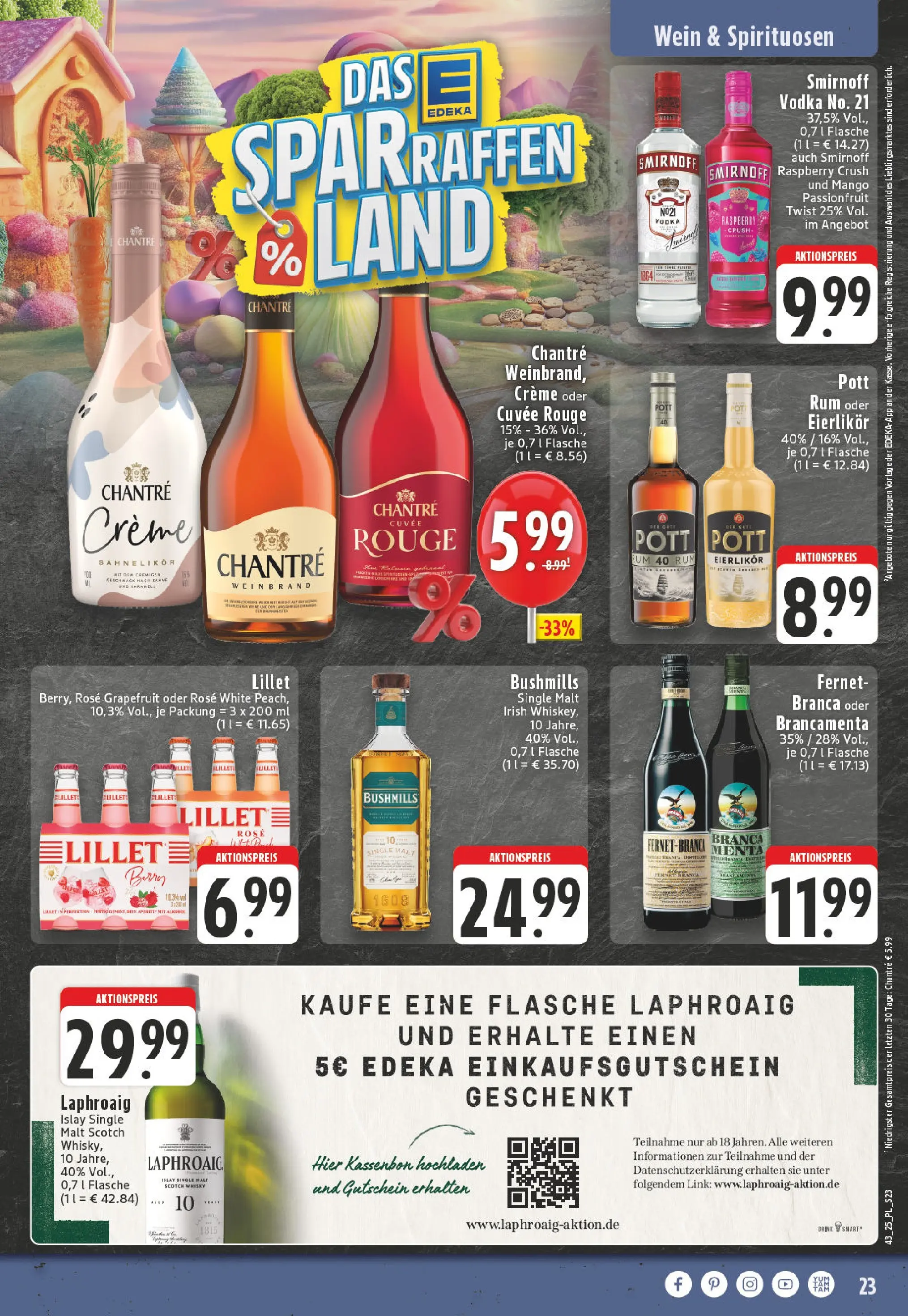 Edeka prospekt Bad Sassendorf	 (ab 19.10.2025) » Angebote Online | Seite: 23 | Produkte: Rum, Grapefruit, Mango, Wein