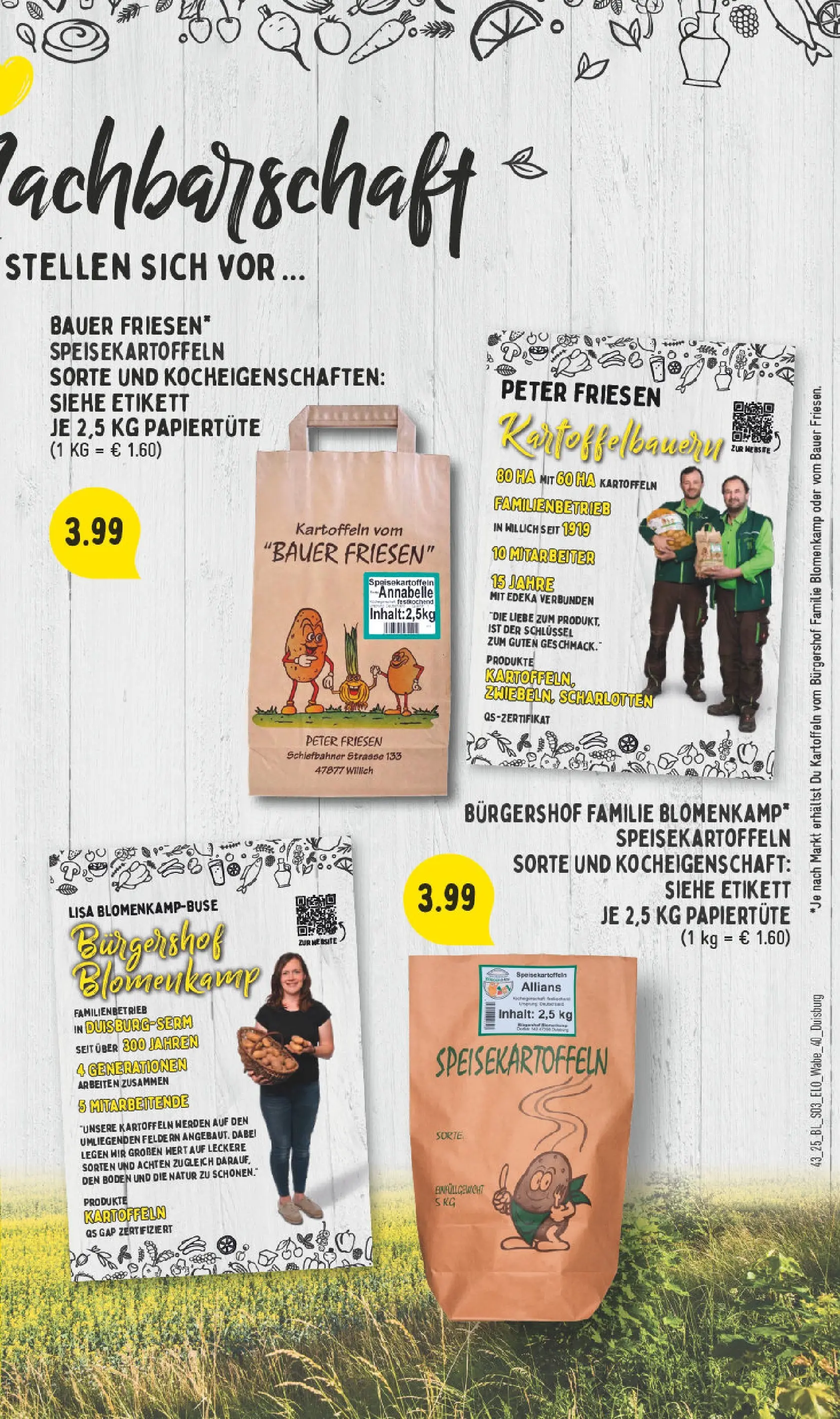 Edeka prospekt Duisburg-Baerl	 (ab 19.10.2025) » Angebote Online | Seite: 27 | Produkte: Kartoffeln