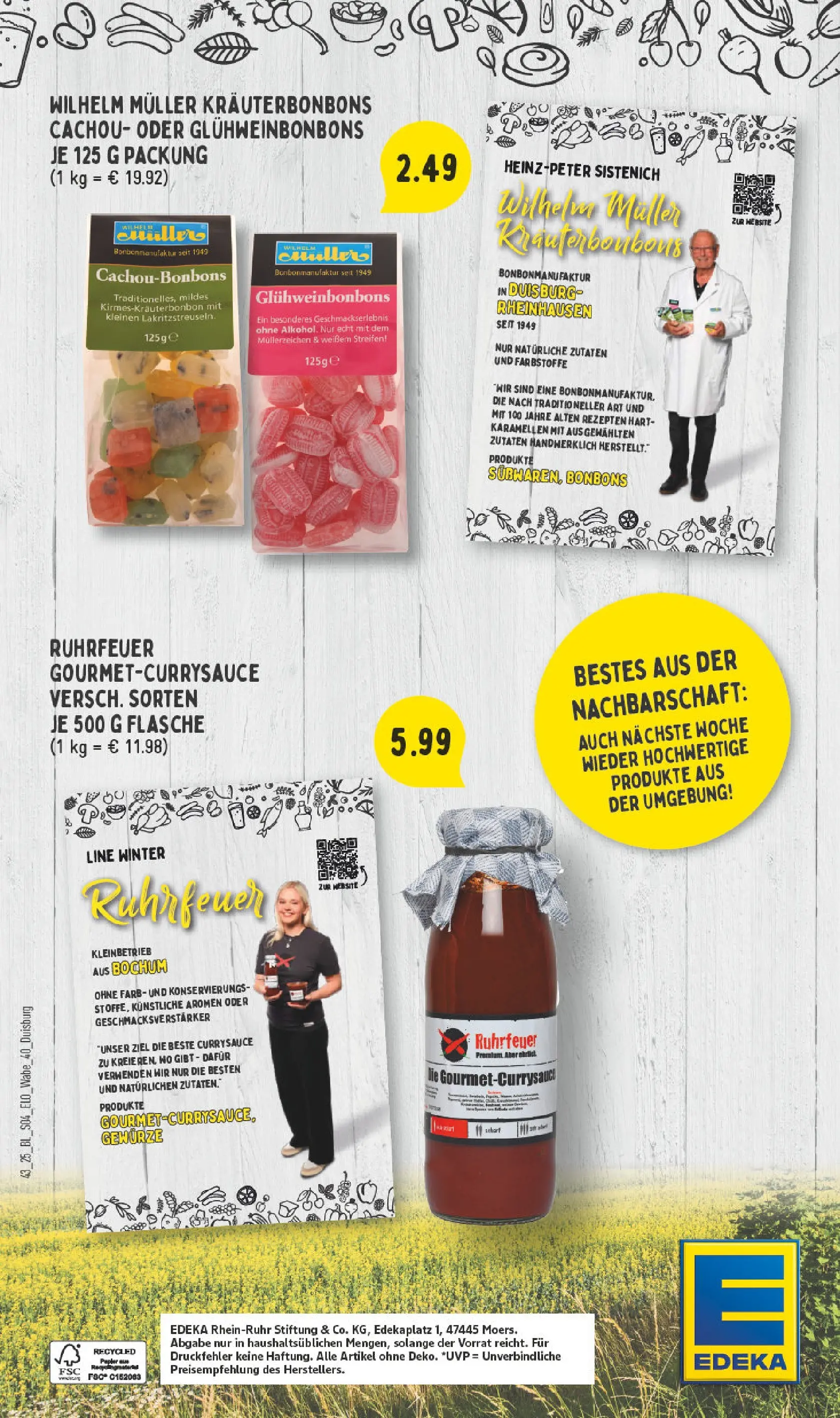 Edeka prospekt Duisburg-Baerl	 (ab 19.10.2025) » Angebote Online | Seite: 28 | Produkte: Gewürze