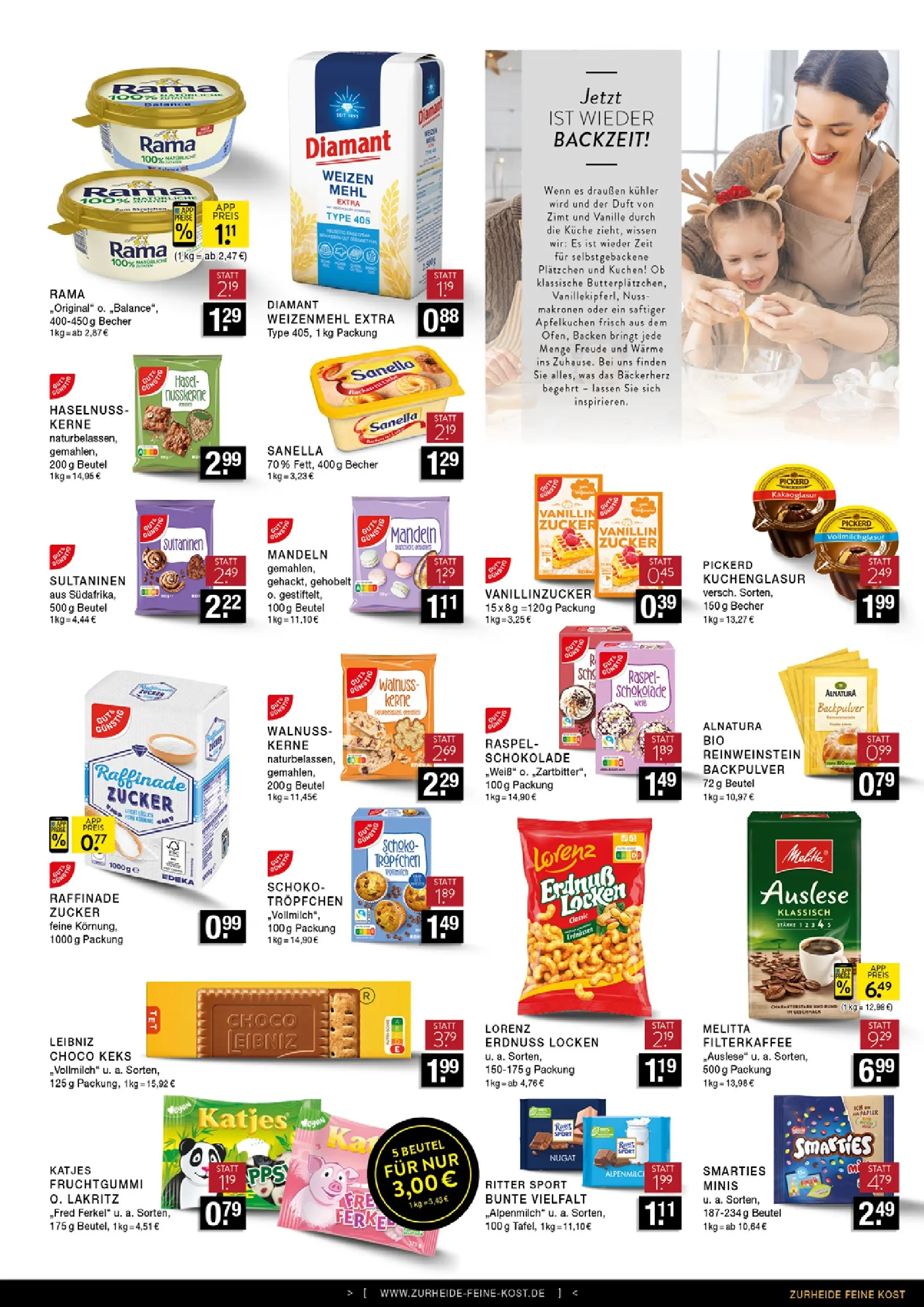Edeka prospekt Bottrop	 (ab 20.10.2025) » Angebote Online | Seite: 7 | Produkte: Melitta, Smarties, Katjes, Zucker