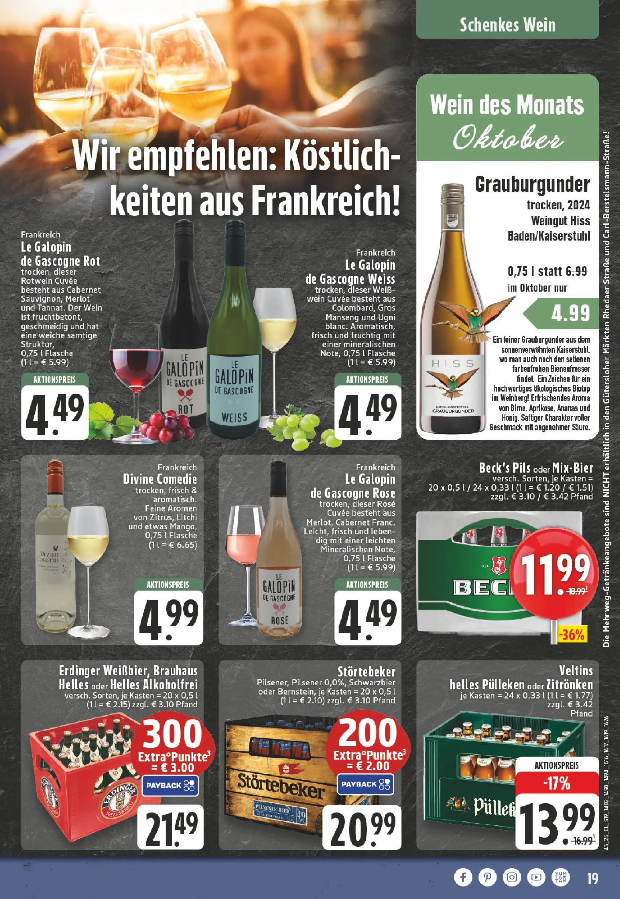 Edeka prospekt Guetersloh	 (ab 19.10.2025) » Angebote Online | Seite: 19