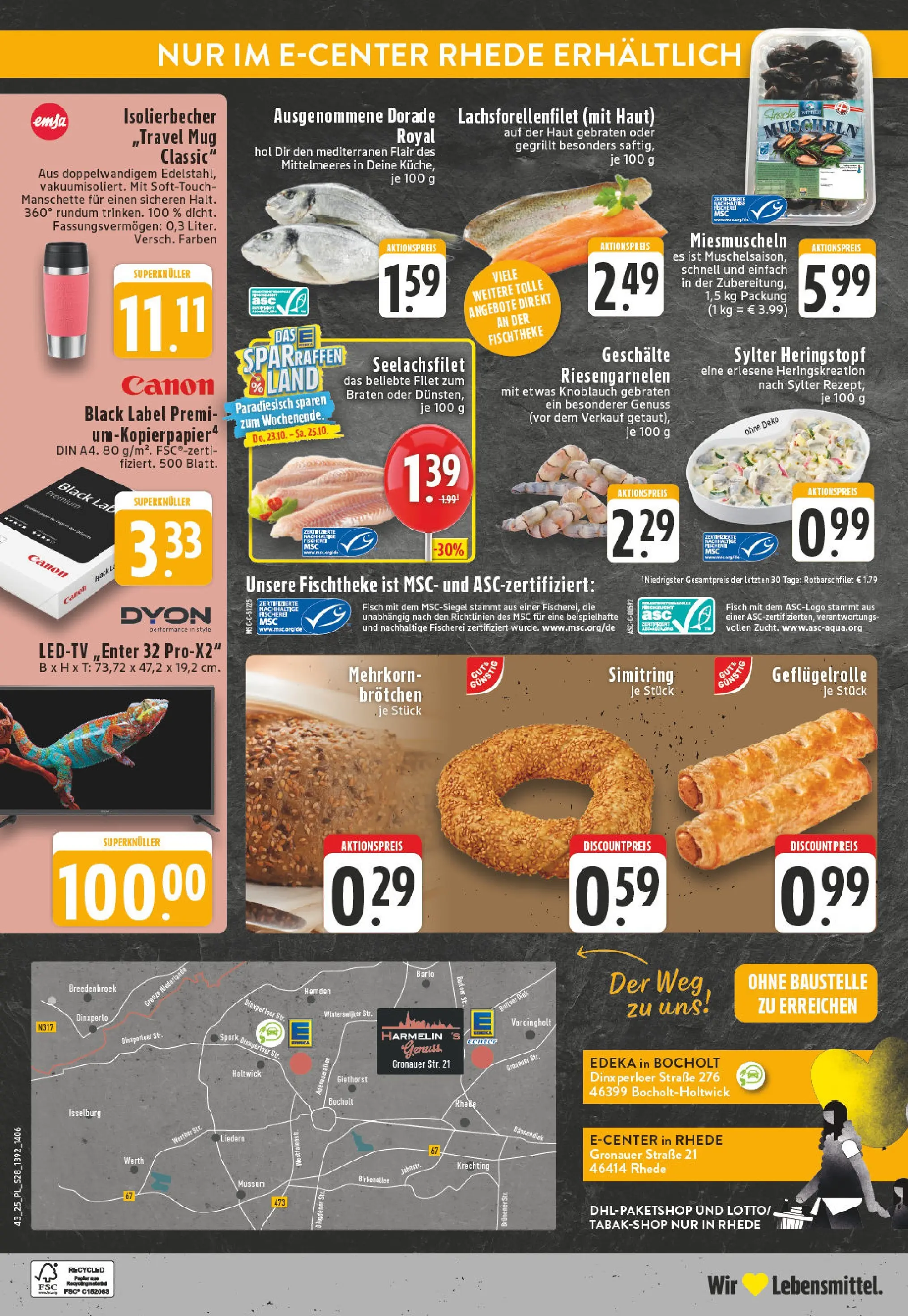 Edeka prospekt Bocholt - Holtwick	 (ab 19.10.2025) » Angebote Online | Seite: 28 | Produkte: Dorade, Fisch, Knoblauch
