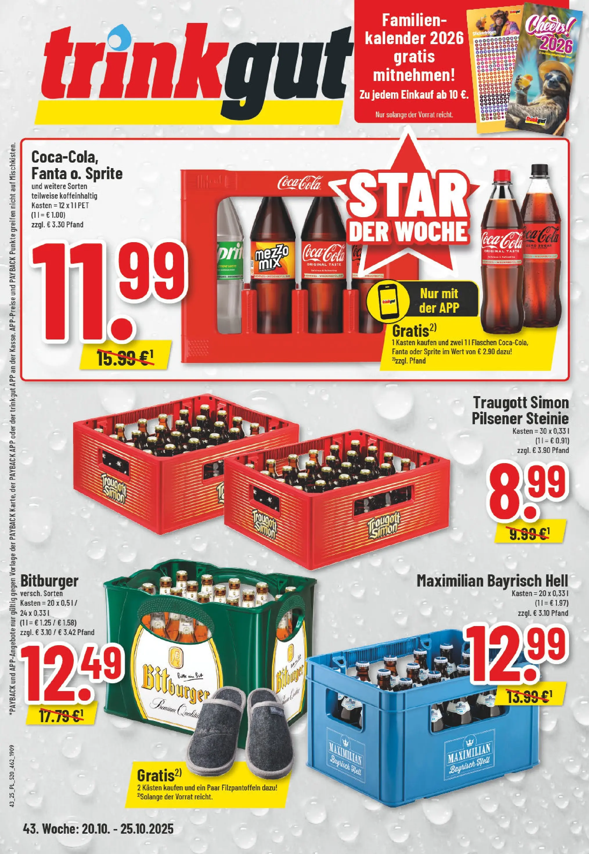 Edeka prospekt Moers-Rheinkamp	 (ab 19.10.2025) » Angebote Online | Seite: 20 | Produkte: Coca cola, Fanta, Sprite, Cola
