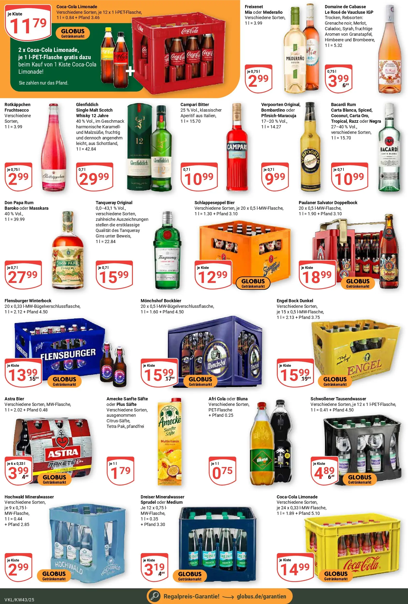 Globus prospekt Völklingen	 (ab 19.10.2025) » Angebote online | Seite: 7 | Produkte: Freixenet, Campari, Rum, Himbeere