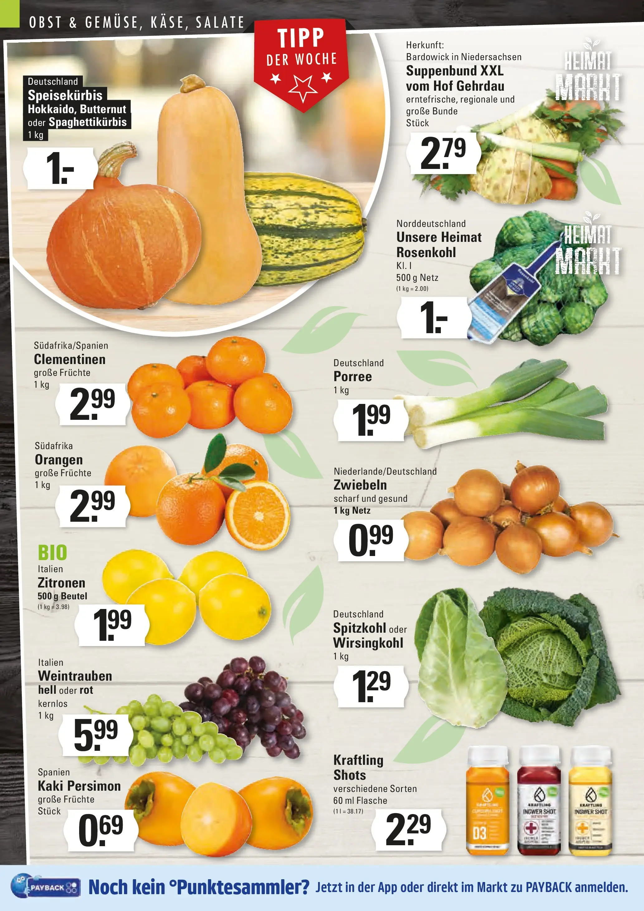 Marktkauf - Marktkauf: Wochenangebote (ab 19.10.2025) » Angebote online | Seite: 2 | Produkte: Zwiebeln, Kaki, Weintrauben, Zitronen