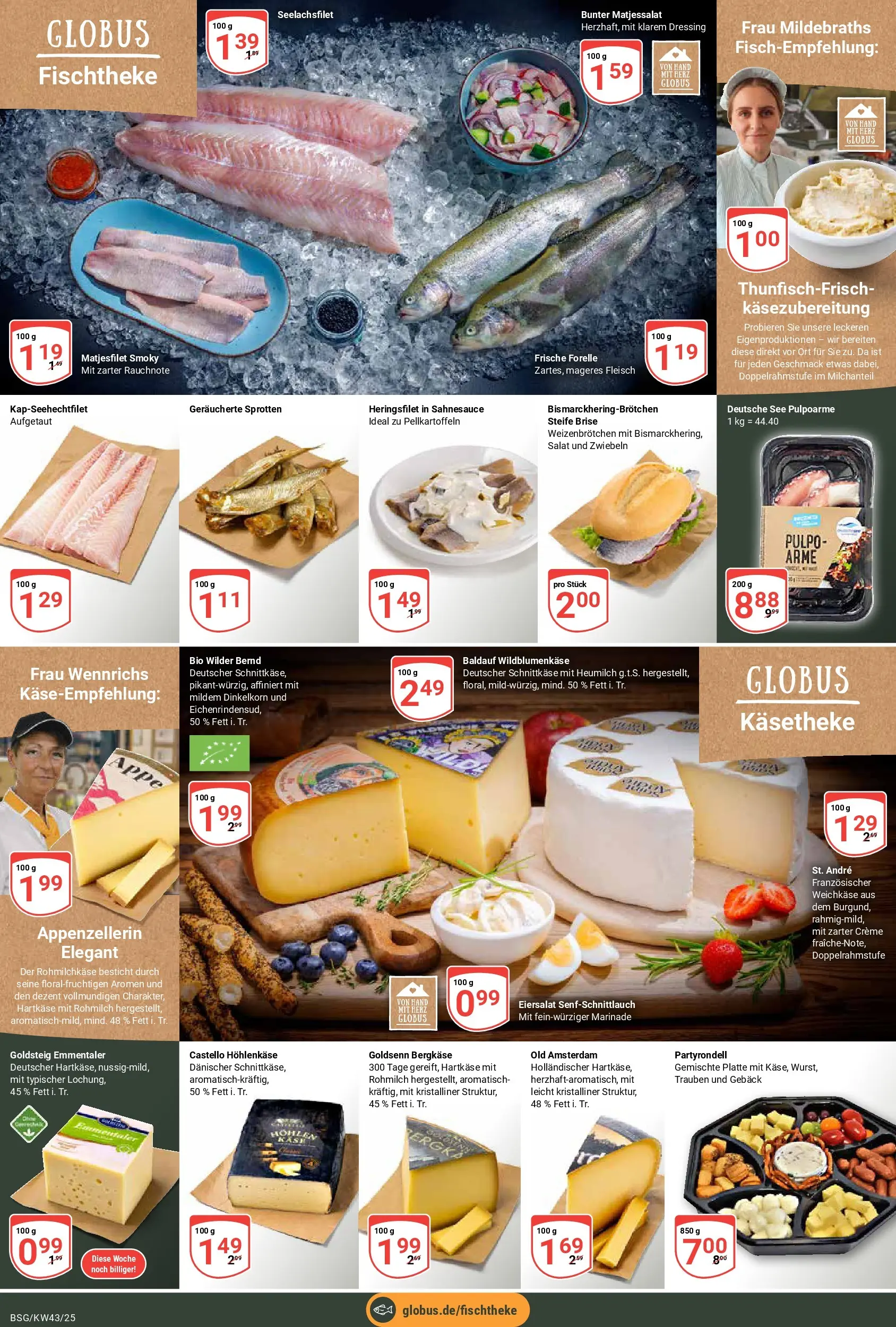 Globus prospekt Braunschweig	 (ab 19.10.2025) » Angebote online | Seite: 11 | Produkte: Trauben, Zwiebeln, Fleisch, Salat