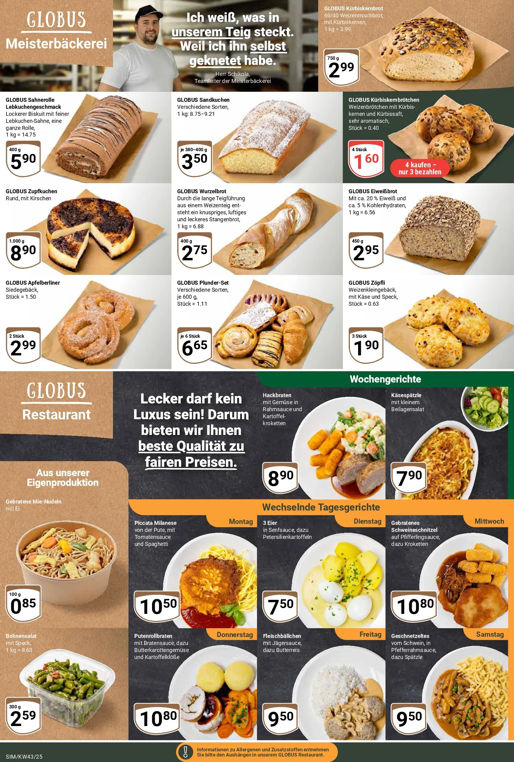 Globus prospekt Simmern	 (ab 19.10.2025) » Angebote online | Seite: 7 | Produkte: Käse, Eier, Kirschen, Kürbis