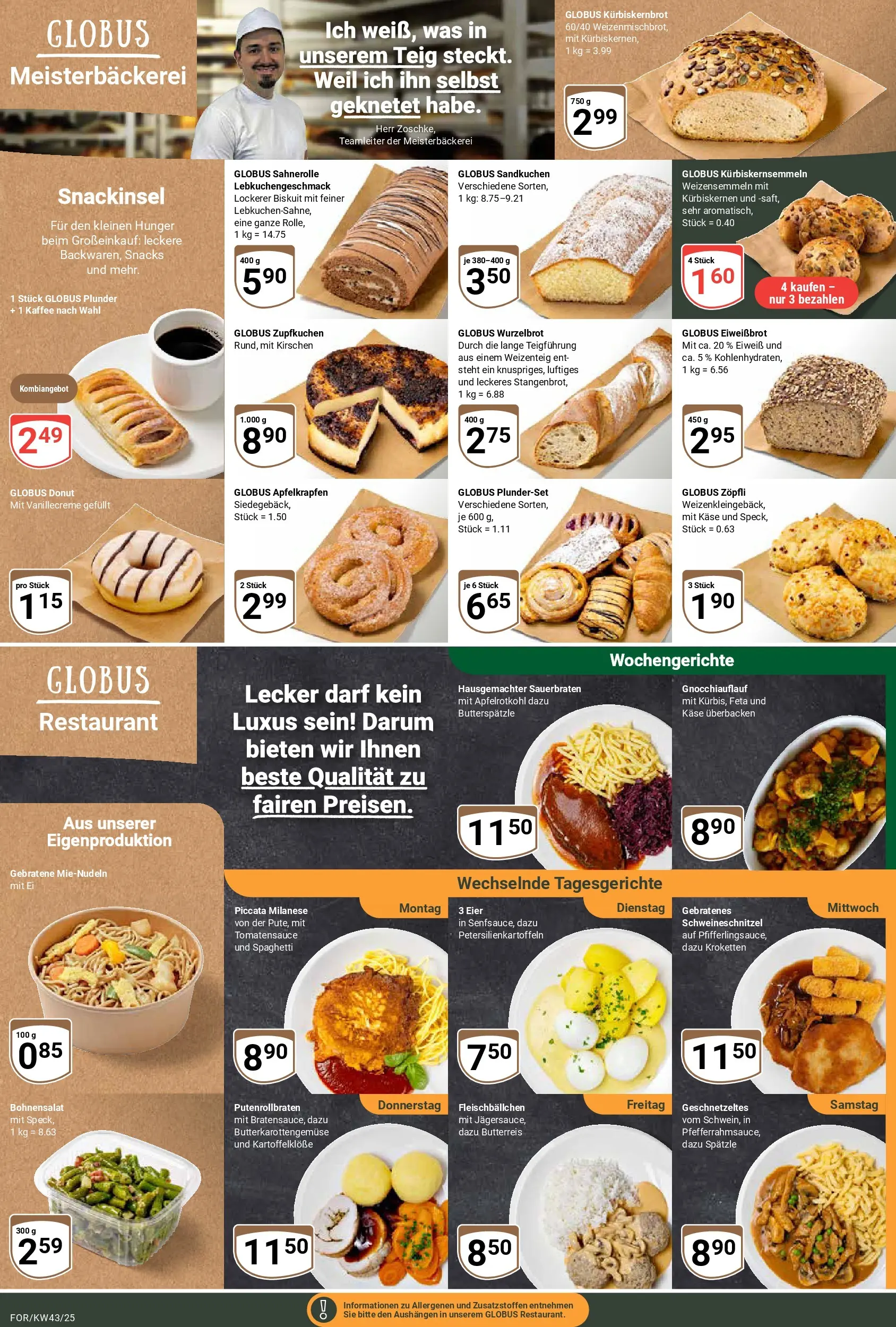 Globus prospekt Forchheim	 (ab 19.10.2025) » Angebote online | Seite: 10 | Produkte: Feta, Käse, Eier, Kaffee