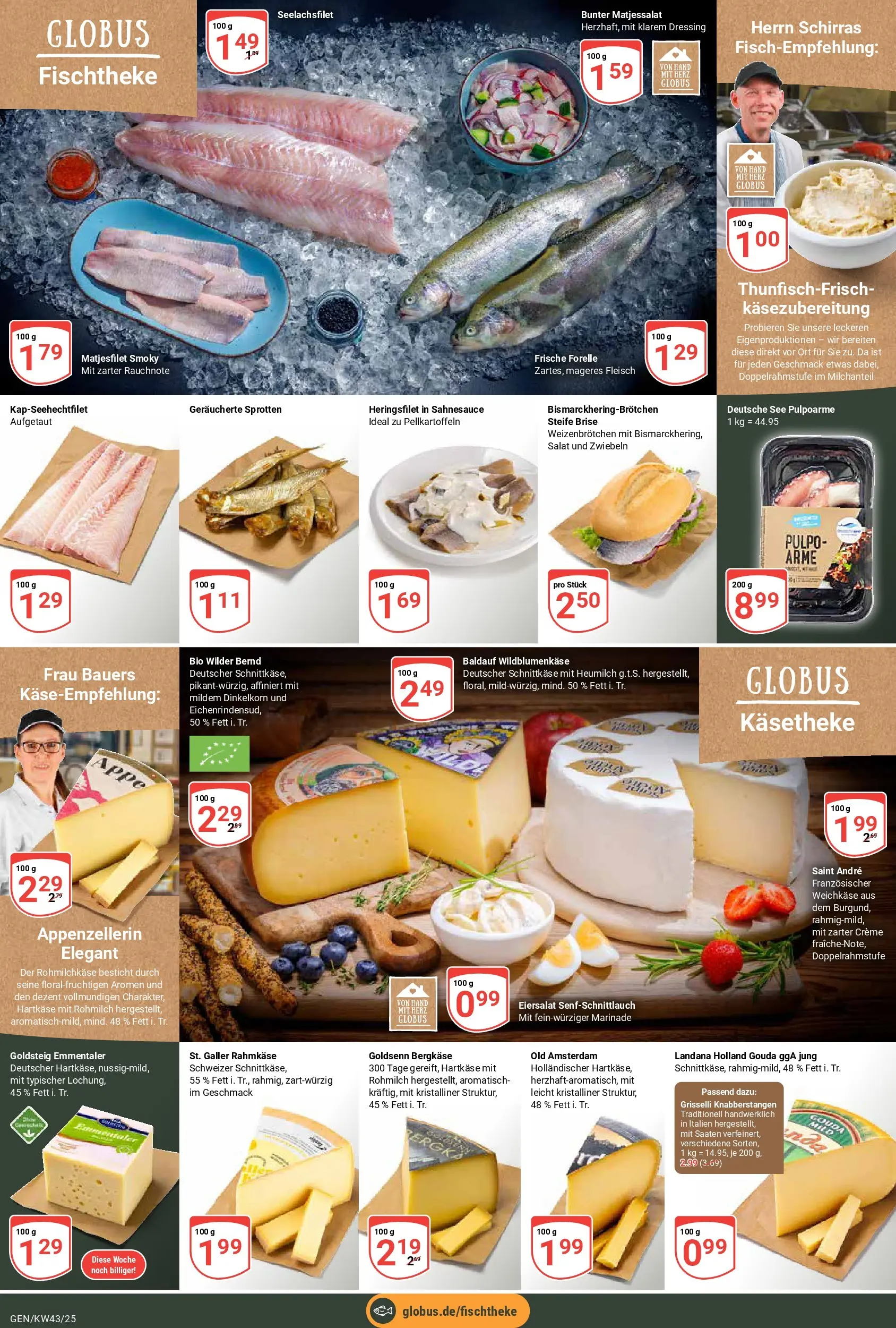 Globus prospekt Gensingen	 (ab 19.10.2025) » Angebote online | Seite: 9 | Produkte: Dressing, Creme, Fleisch, Salat