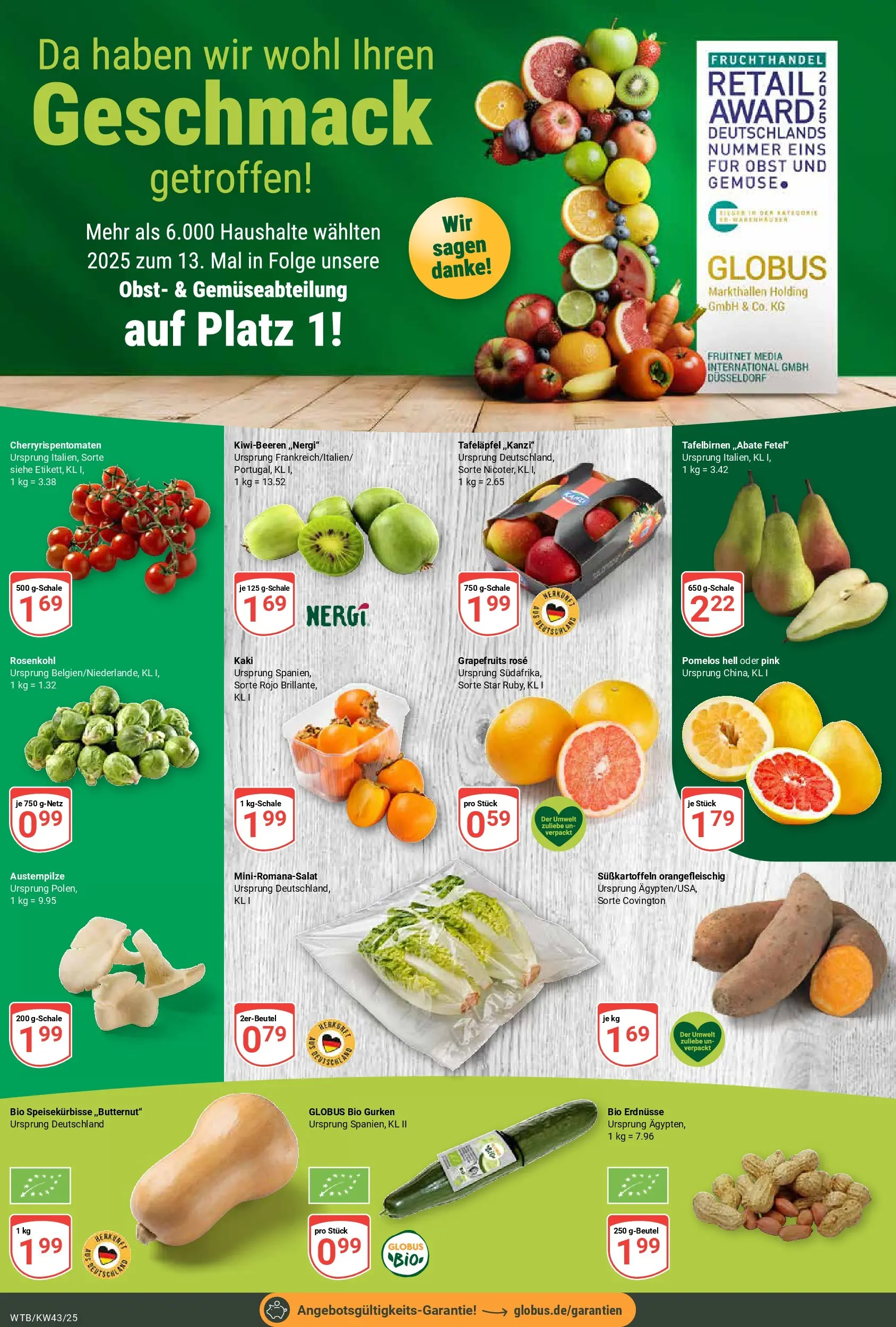 Globus prospekt Wächtersbach	 (ab 19.10.2025) » Angebote online | Seite: 8