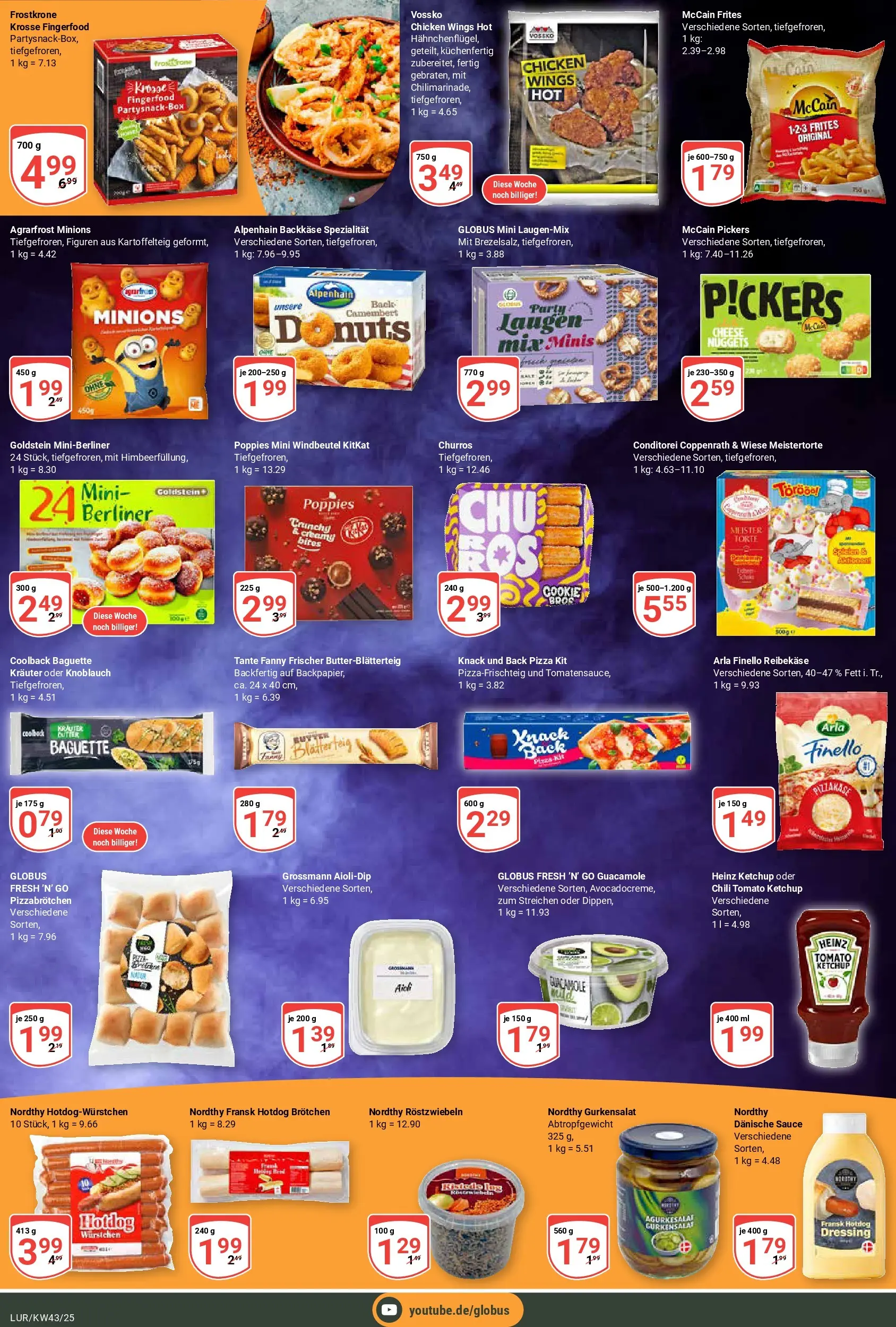 Globus prospekt Hamburg	 (ab 20.10.2025) » Angebote online | Seite: 19 | Produkte: Berliner, Dressing, McCain, Chili
