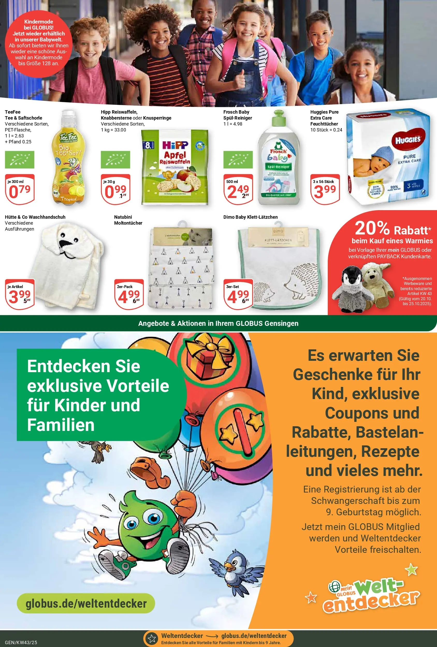 Globus prospekt Gensingen	 (ab 19.10.2025) » Angebote online | Seite: 22 | Produkte: Äpfel, Tee