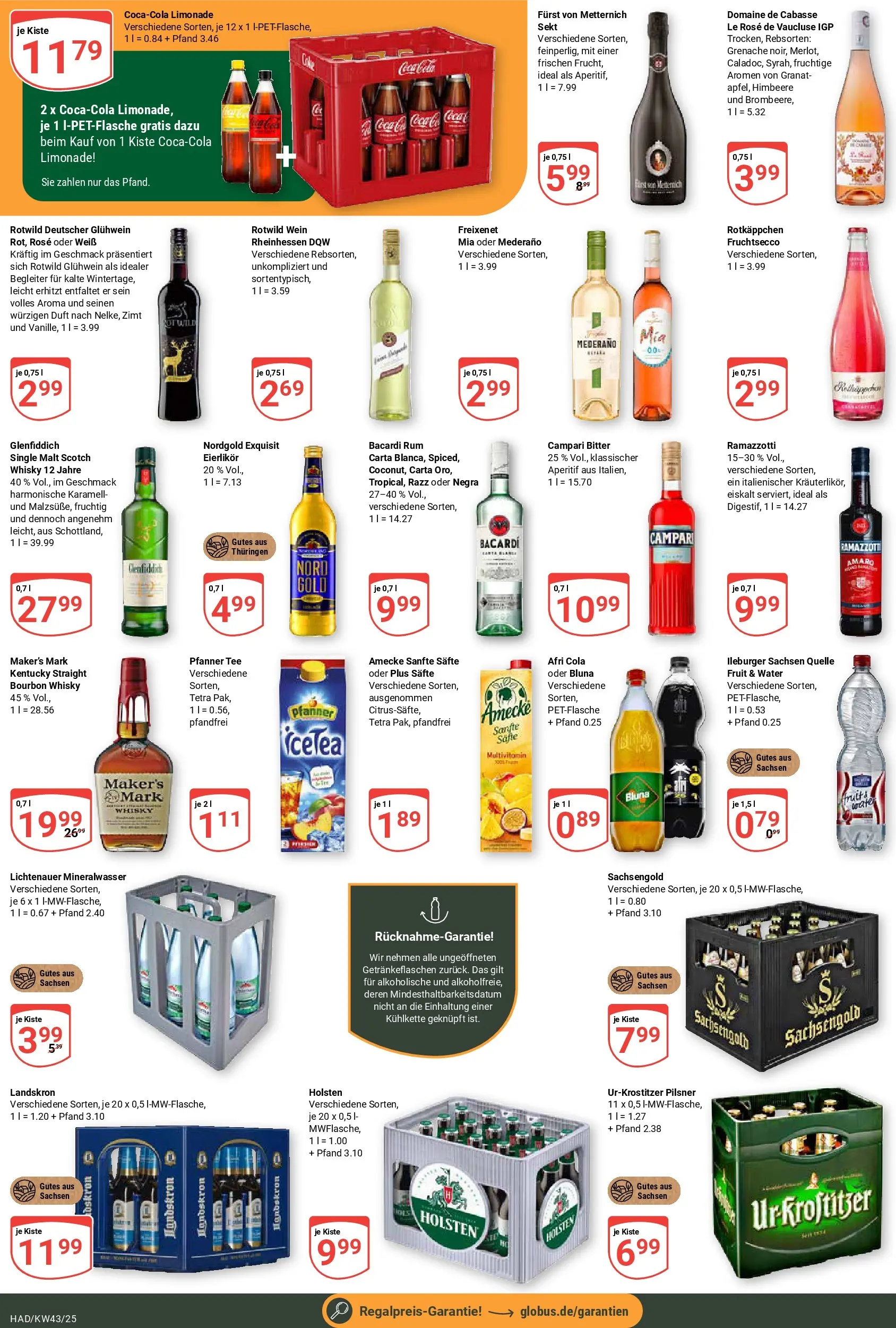Globus prospekt Halle (saale)	 (ab 19.10.2025) » Angebote online | Seite: 3 | Produkte: Sekt, Duft, Limonade, Rotkäppchen