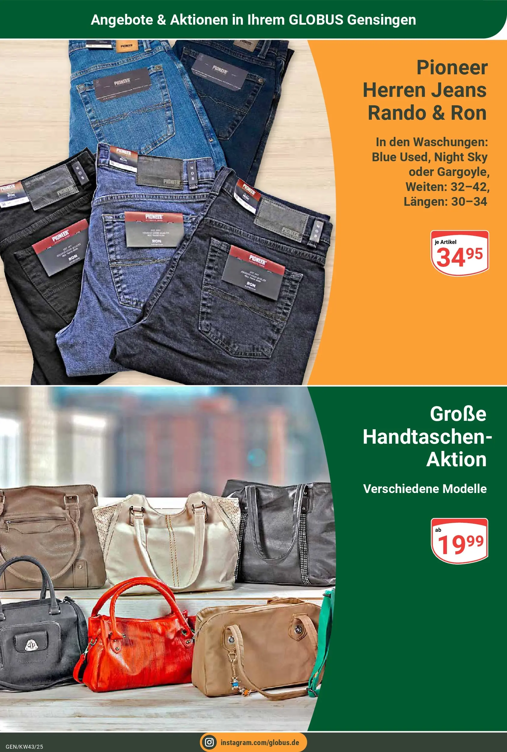 Globus prospekt Gensingen	 (ab 19.10.2025) » Angebote online | Seite: 26 | Produkte: Jeans