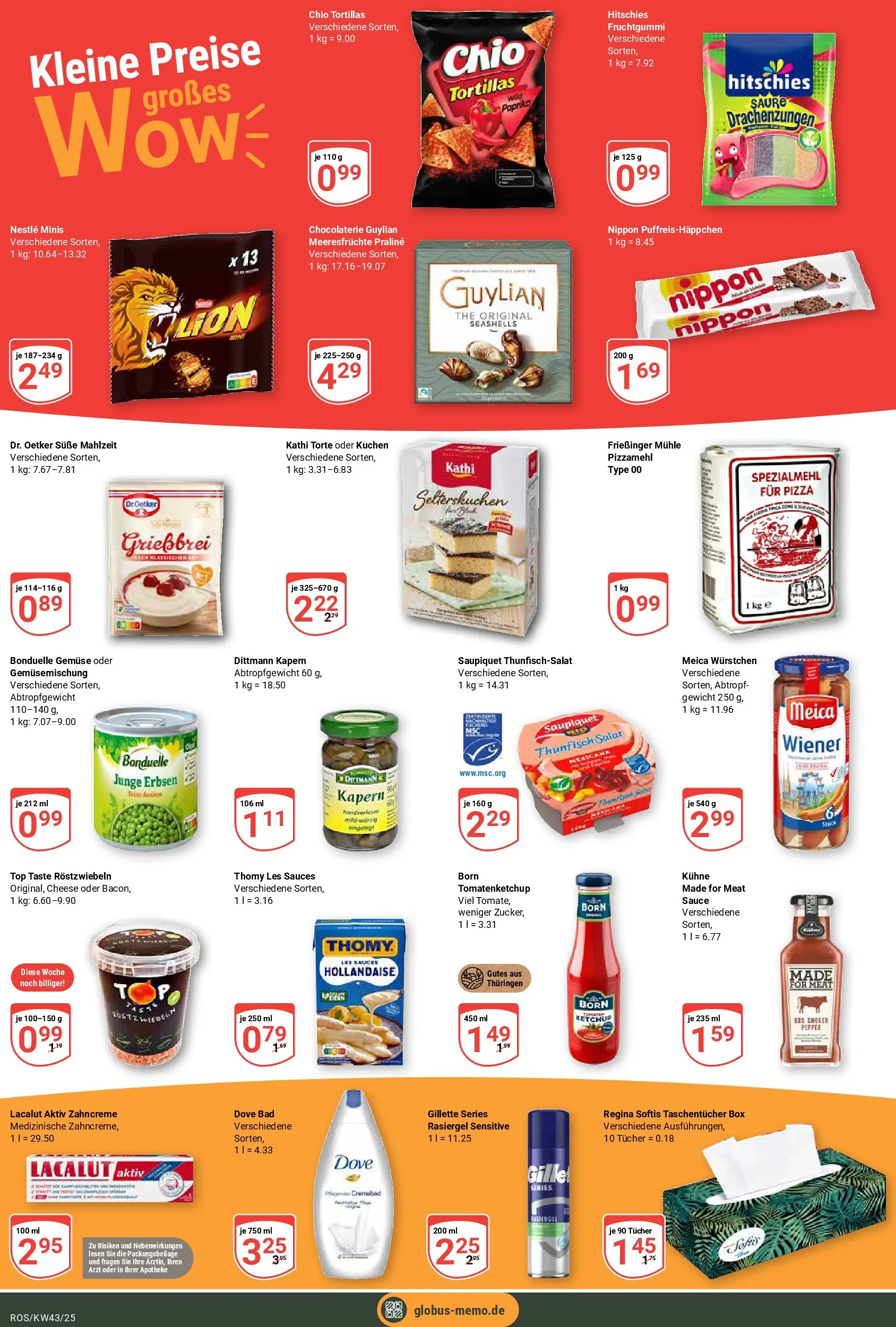 Globus prospekt Lambrechtshagen	 (ab 19.10.2025) » Angebote online | Seite: 4 | Produkte: Top, Bad, Paprika, Ketchup