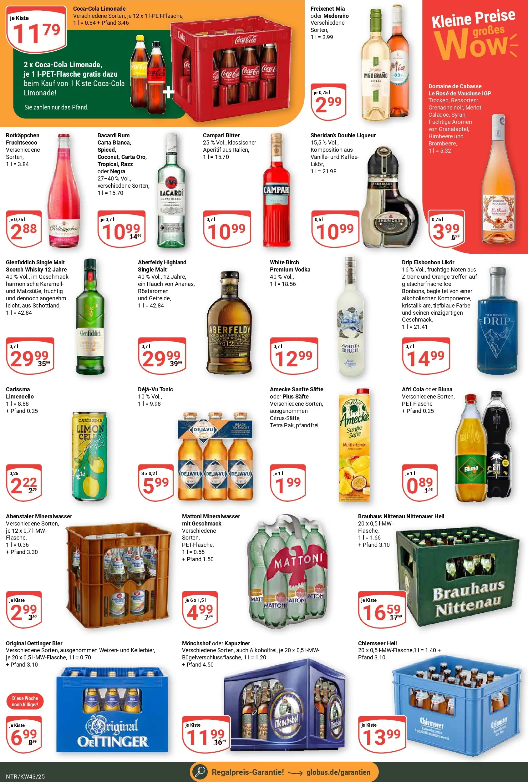 Globus prospekt Neutraubling	 (ab 19.10.2025) » Angebote online | Seite: 4 | Produkte: Kaffee, Rum, Limonade, Zitrone