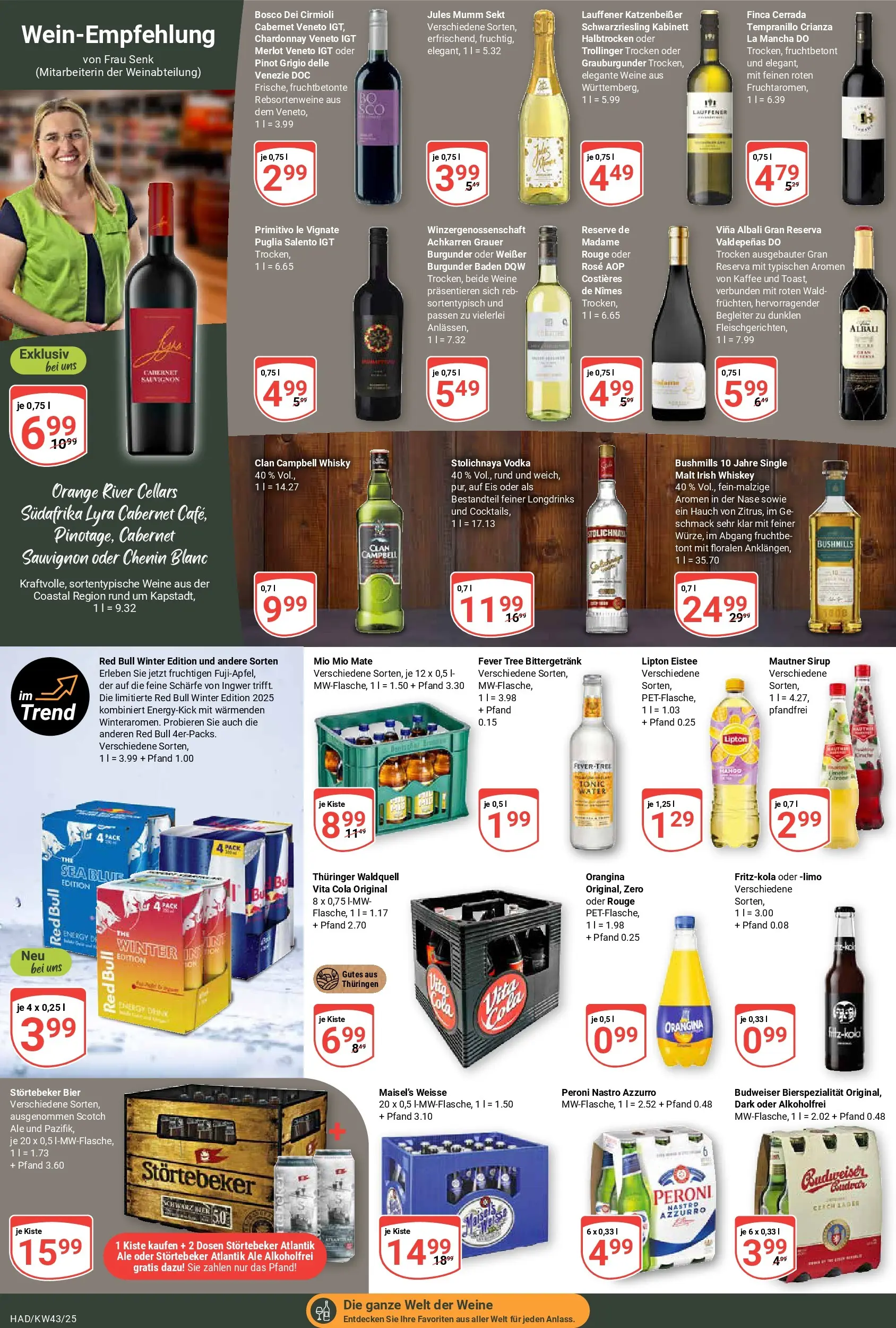 Globus prospekt Halle (saale)	 (ab 19.10.2025) » Angebote online | Seite: 17 | Produkte: Bier, Merlot, Sirup, Vita cola
