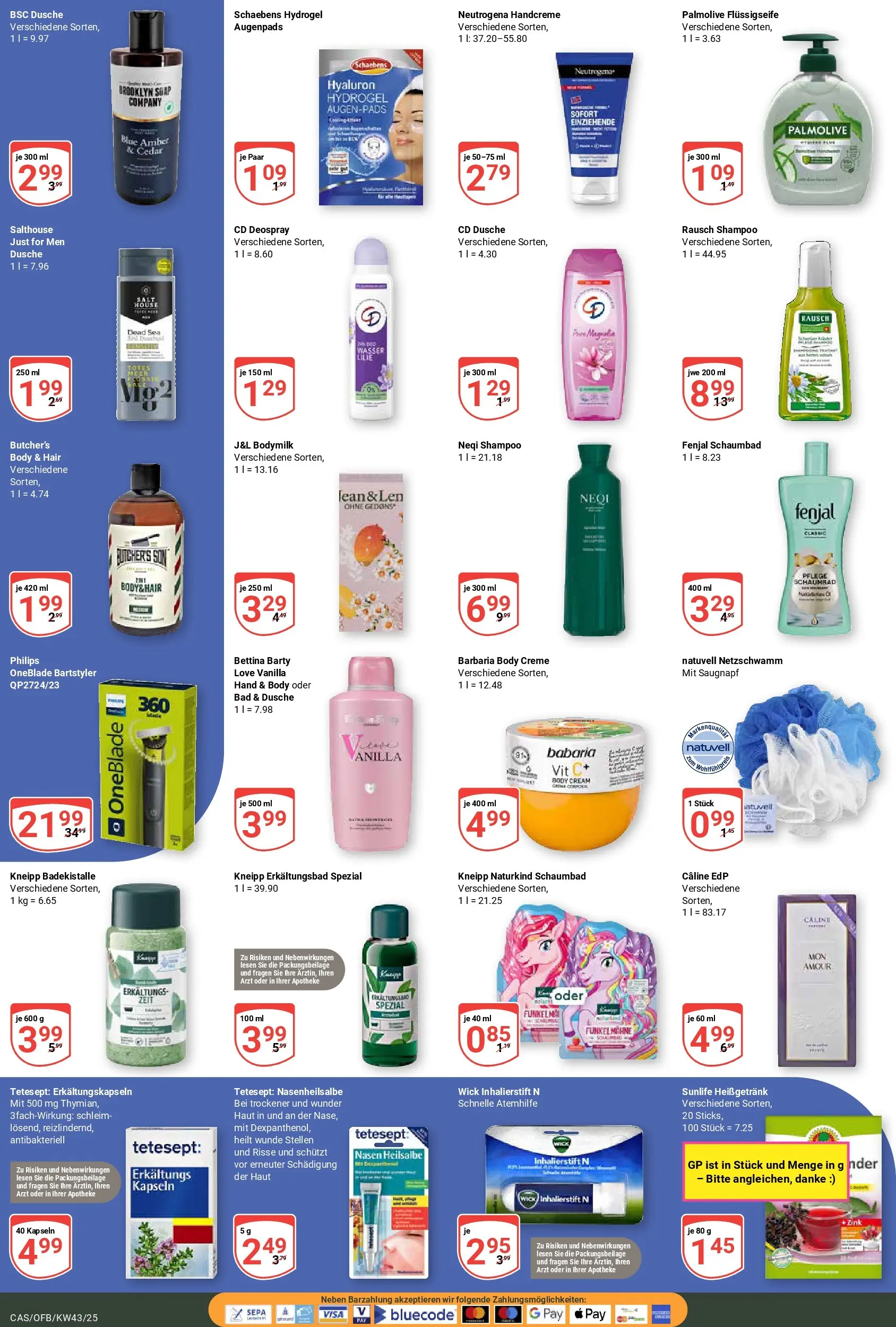 Globus prospekt Castrop-Rauxel	 (ab 19.10.2025) » Angebote online | Seite: 19 | Produkte: Dusche, Handcreme, Body Cream, Deospray