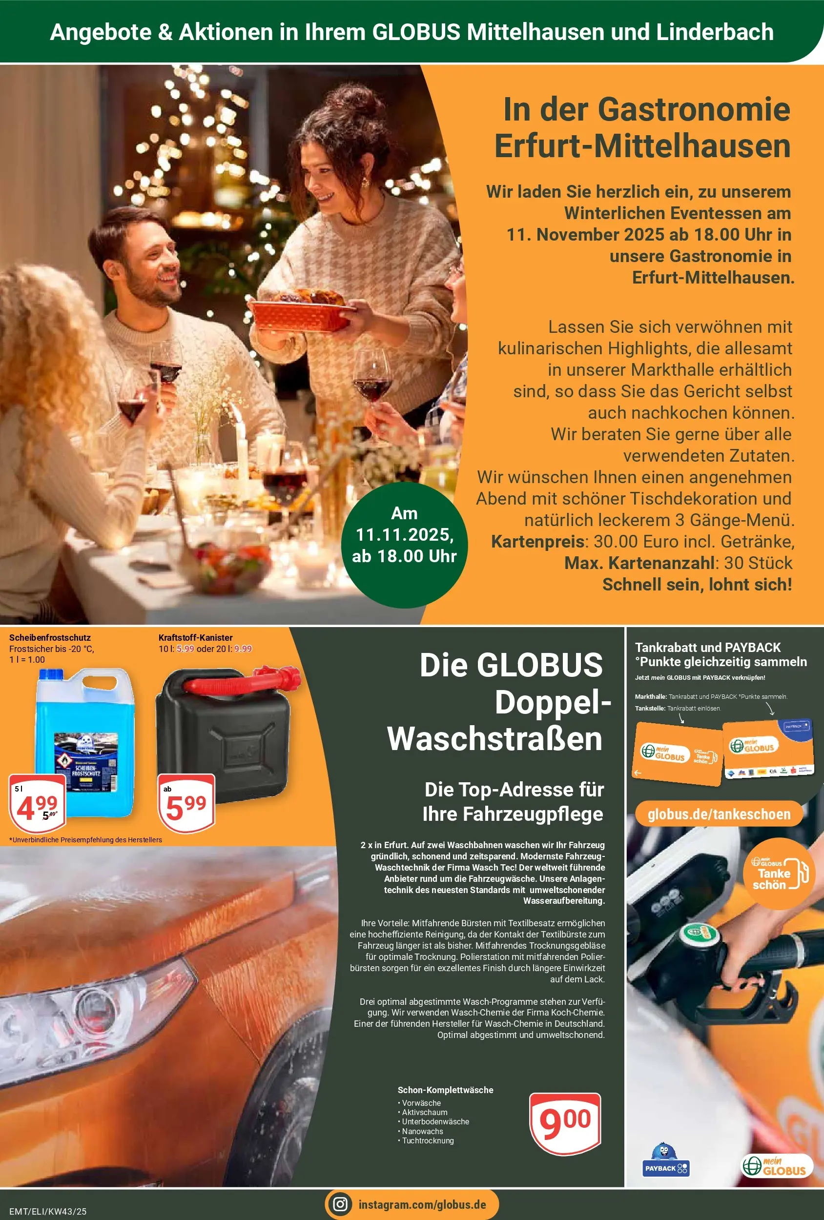 Globus prospekt Erfurt-Linderbach	 (ab 19.10.2025) » Angebote online | Seite: 27 | Produkte: Finish, Uhr