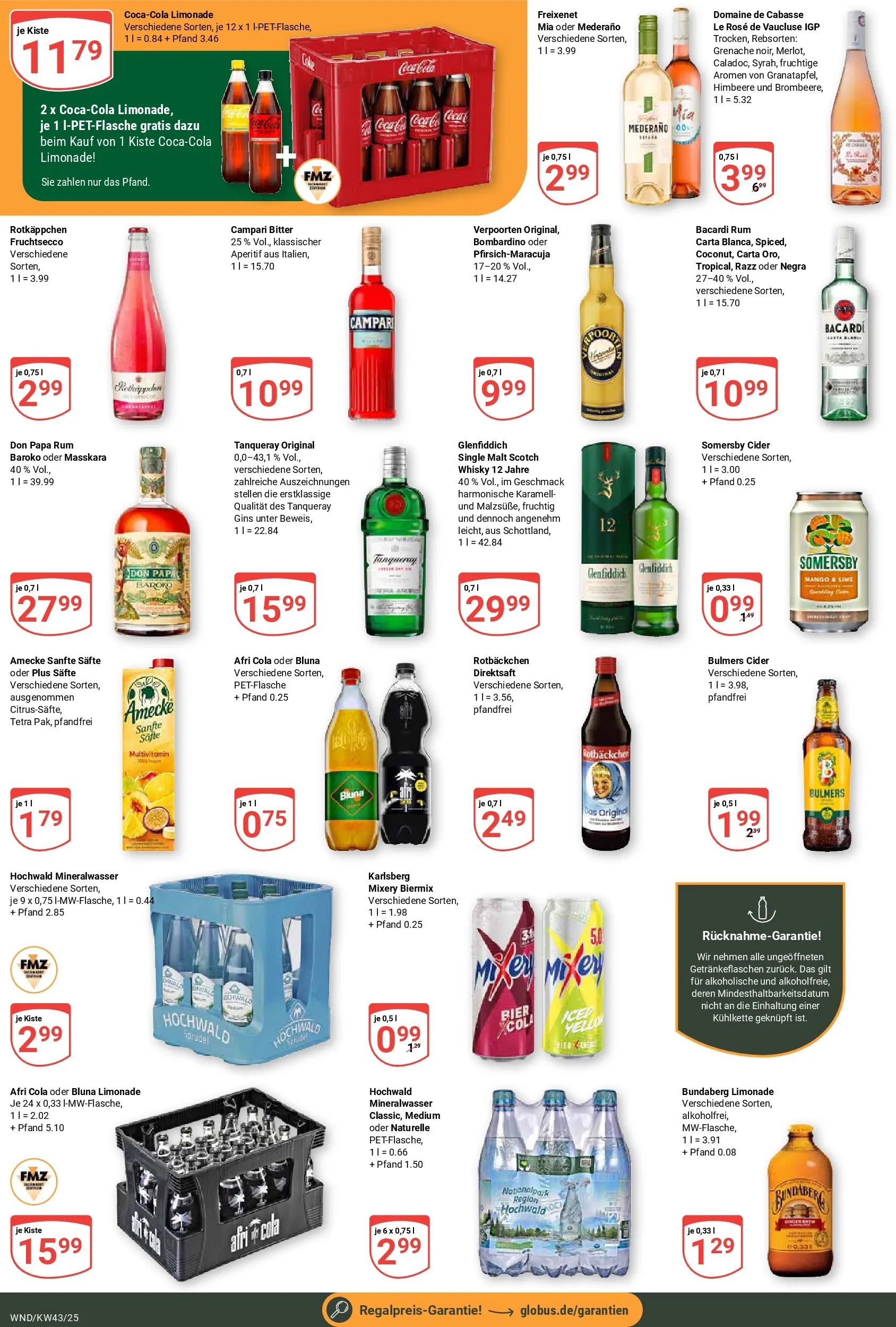 Globus prospekt St. Wendel	 (ab 19.10.2025) » Angebote online | Seite: 5 | Produkte: Whisky, Himbeere, Rotkäppchen, Mixery