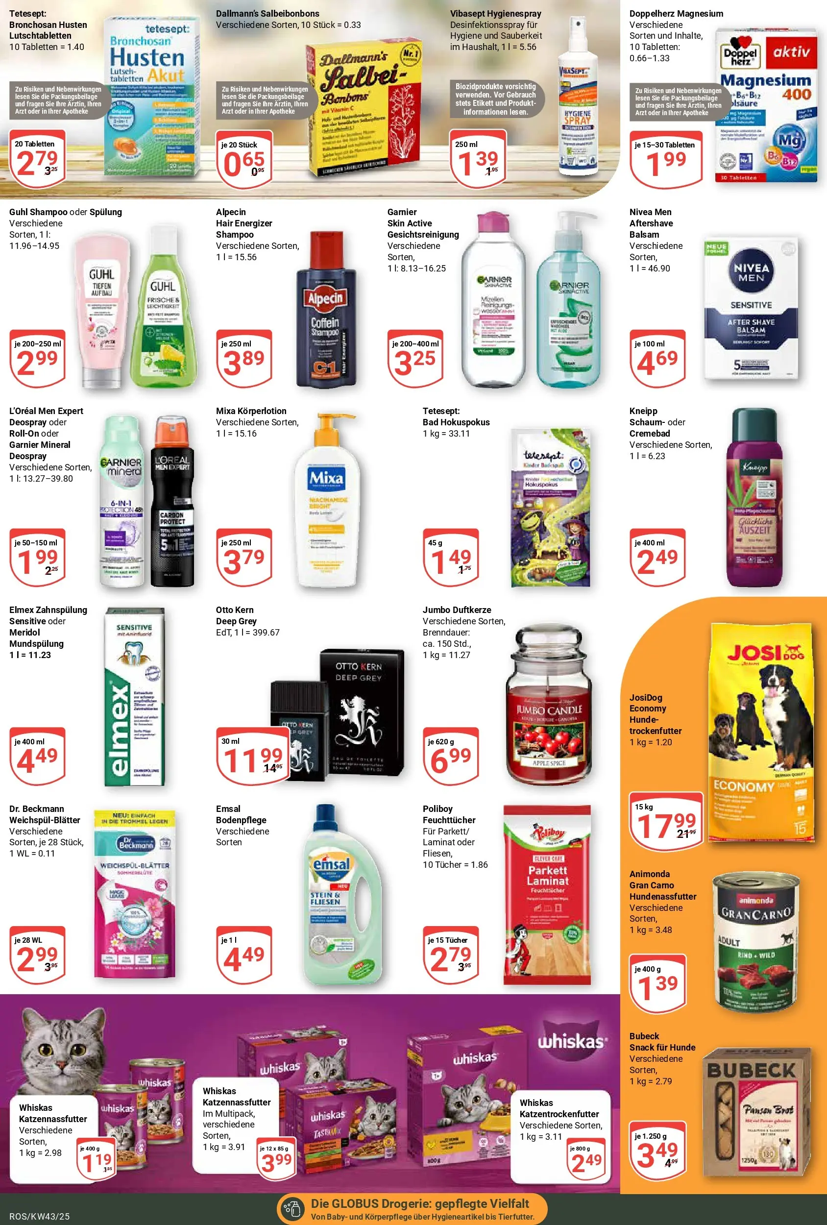 Globus prospekt Lambrechtshagen	 (ab 19.10.2025) » Angebote online | Seite: 23 | Produkte: Spülung, Apple, Körperlotion, Whiskas