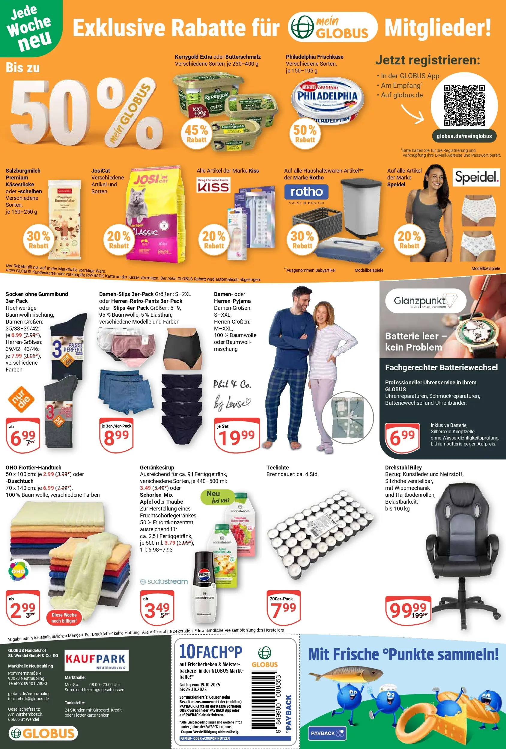 Globus prospekt Neutraubling	 (ab 19.10.2025) » Angebote online | Seite: 28 | Produkte: Äpfel, Socken, Telefon, Sodastream
