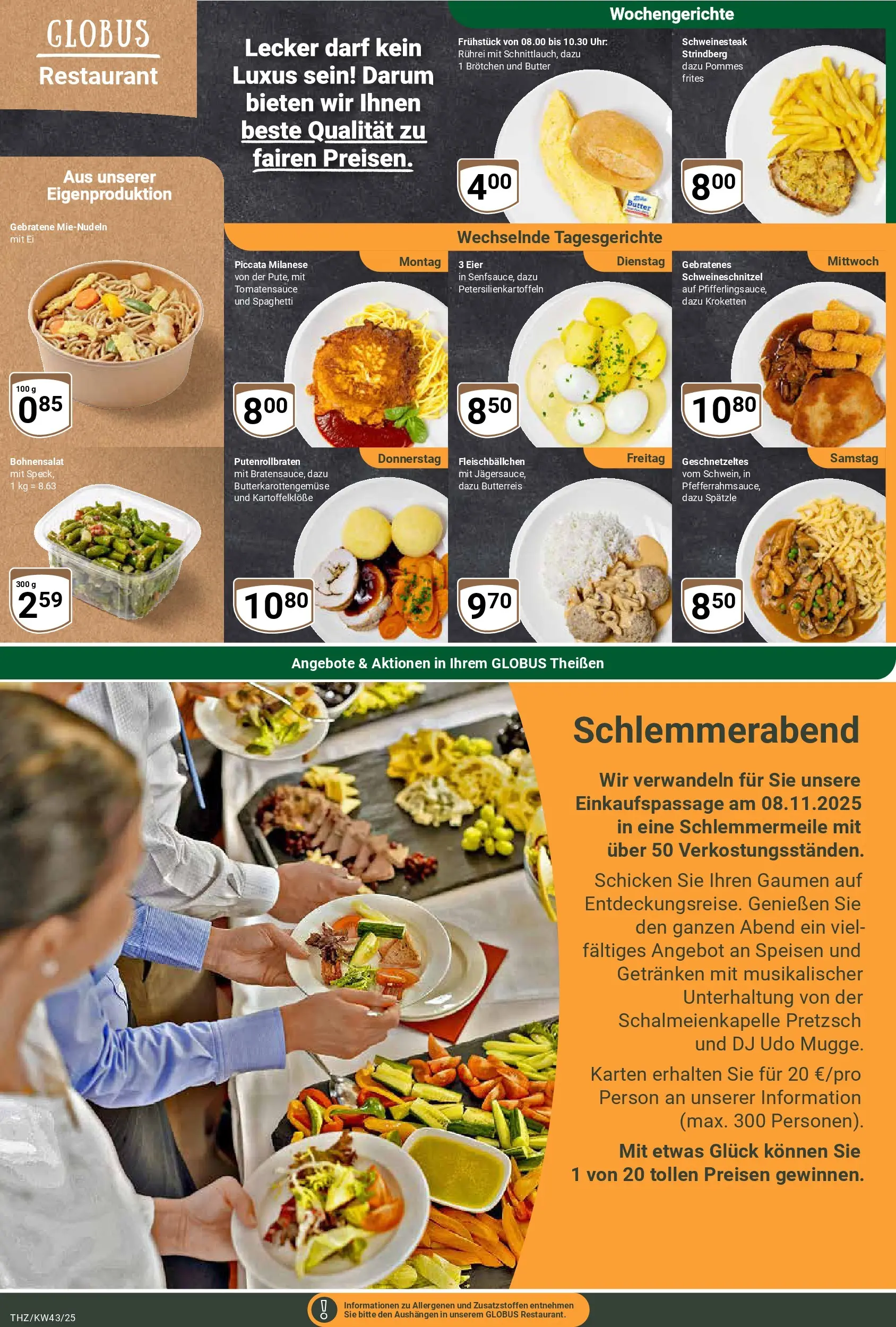 Globus prospekt Zeitz	 (ab 19.10.2025) » Angebote online | Seite: 9 | Produkte: Butter, Eier, Pommes, Pommes frites
