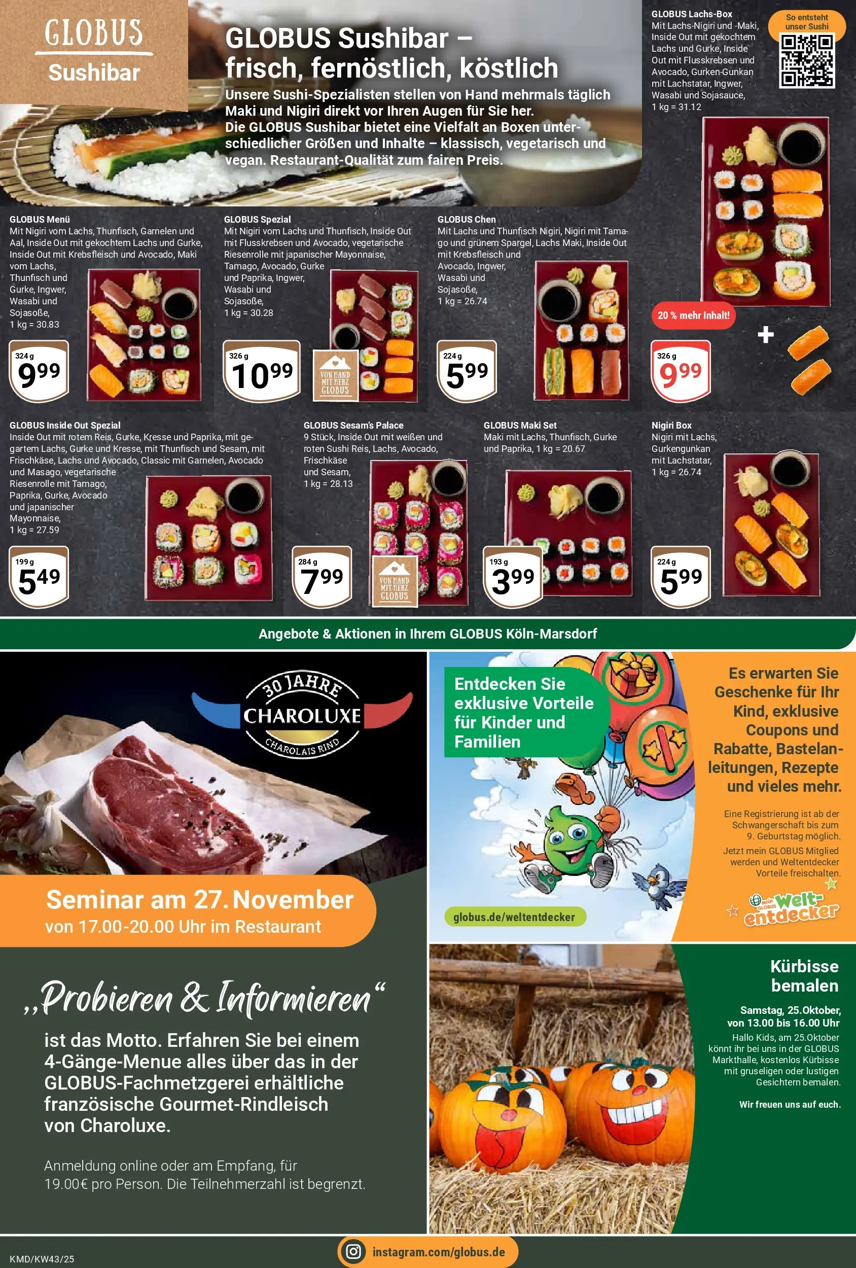 Globus prospekt Köln	 (ab 20.10.2025) » Angebote online | Seite: 11 | Produkte: Thunfisch, Box, Avocado, Uhr