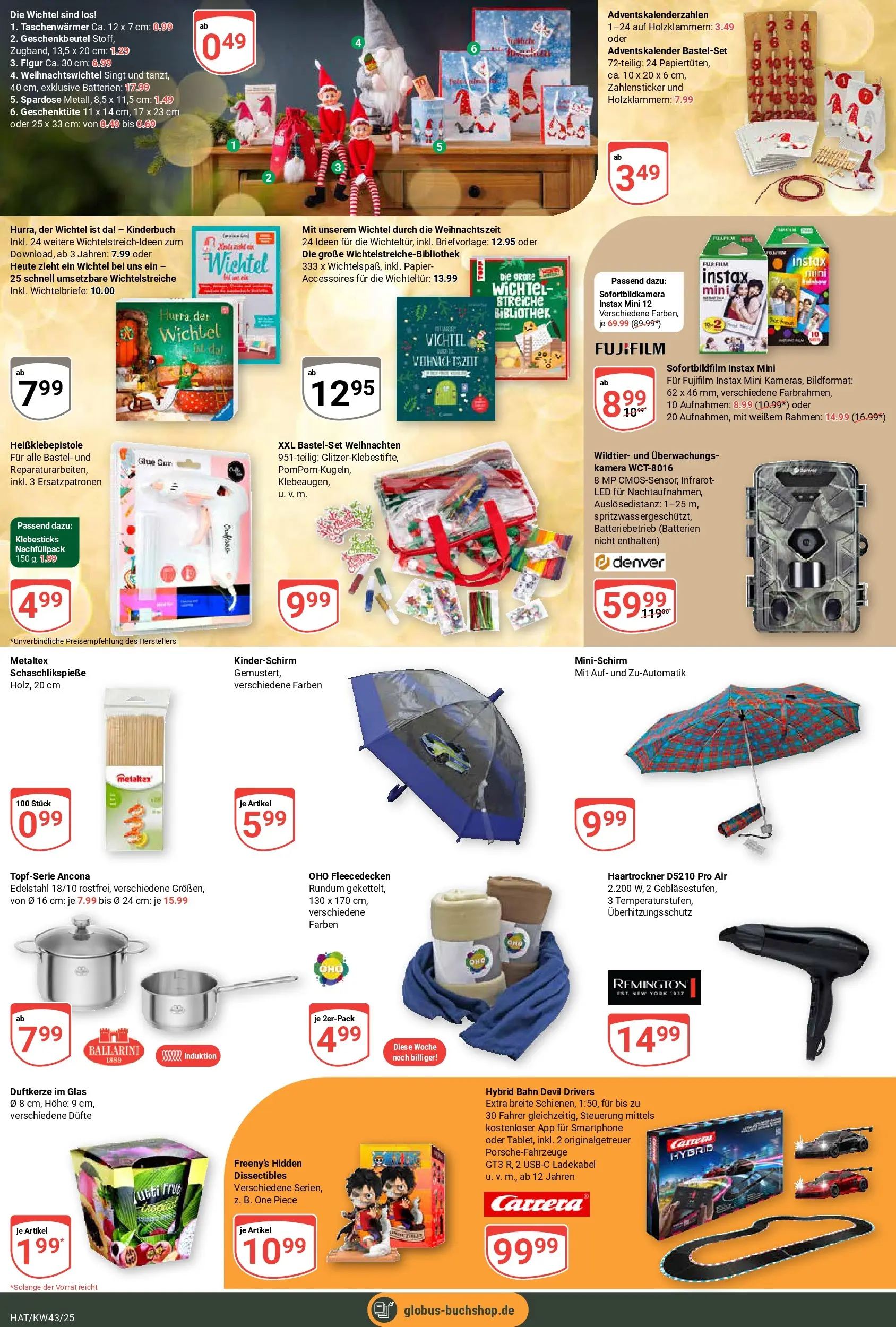 Globus prospekt Hattersheim	 (ab 19.10.2025) » Angebote online | Seite: 26 | Produkte: Haartrockner, Batterien, Bibliothek, Ladekabel