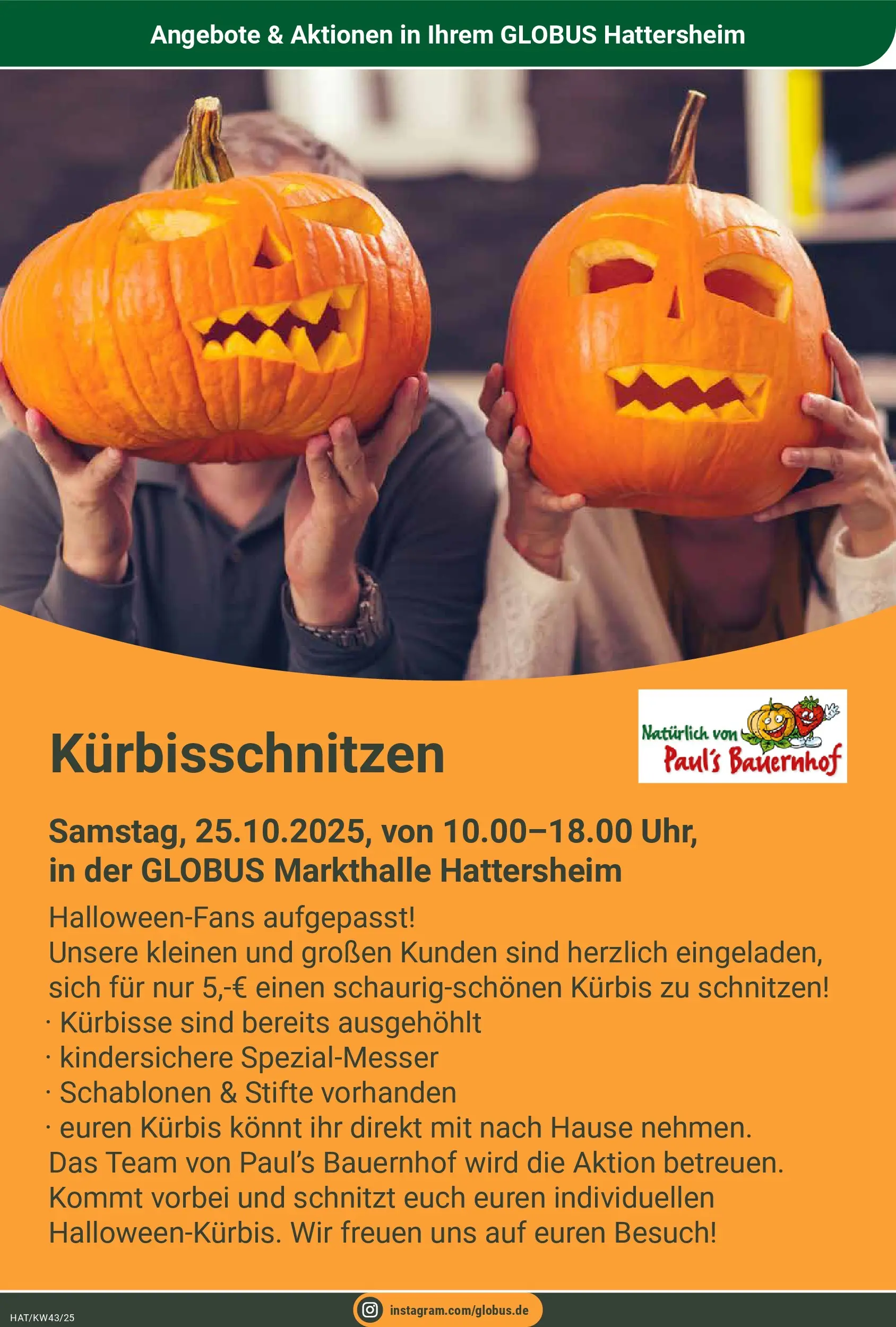 Globus prospekt Hattersheim	 (ab 19.10.2025) » Angebote online | Seite: 27 | Produkte: Kürbis