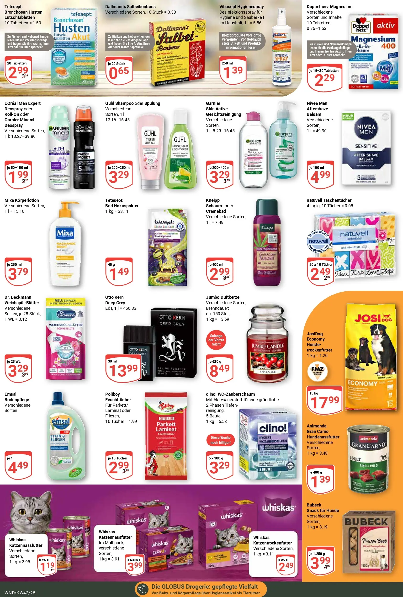 Globus prospekt St. Wendel	 (ab 19.10.2025) » Angebote online | Seite: 23 | Produkte: Shampoo, Spülung, Apple, Whiskas
