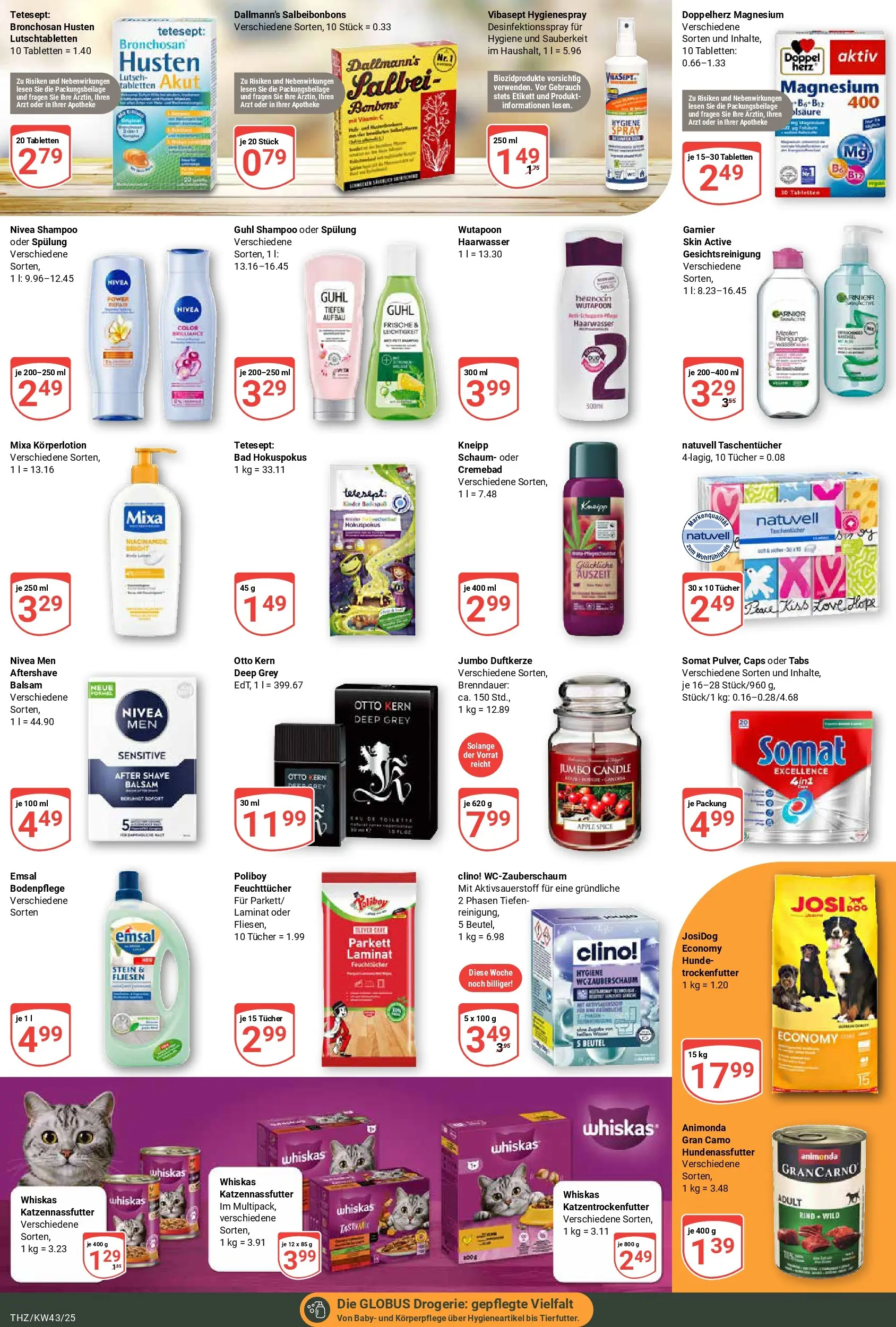 Globus prospekt Zeitz	 (ab 19.10.2025) » Angebote online | Seite: 21 | Produkte: Bad, Spülung, Apple, Körperlotion
