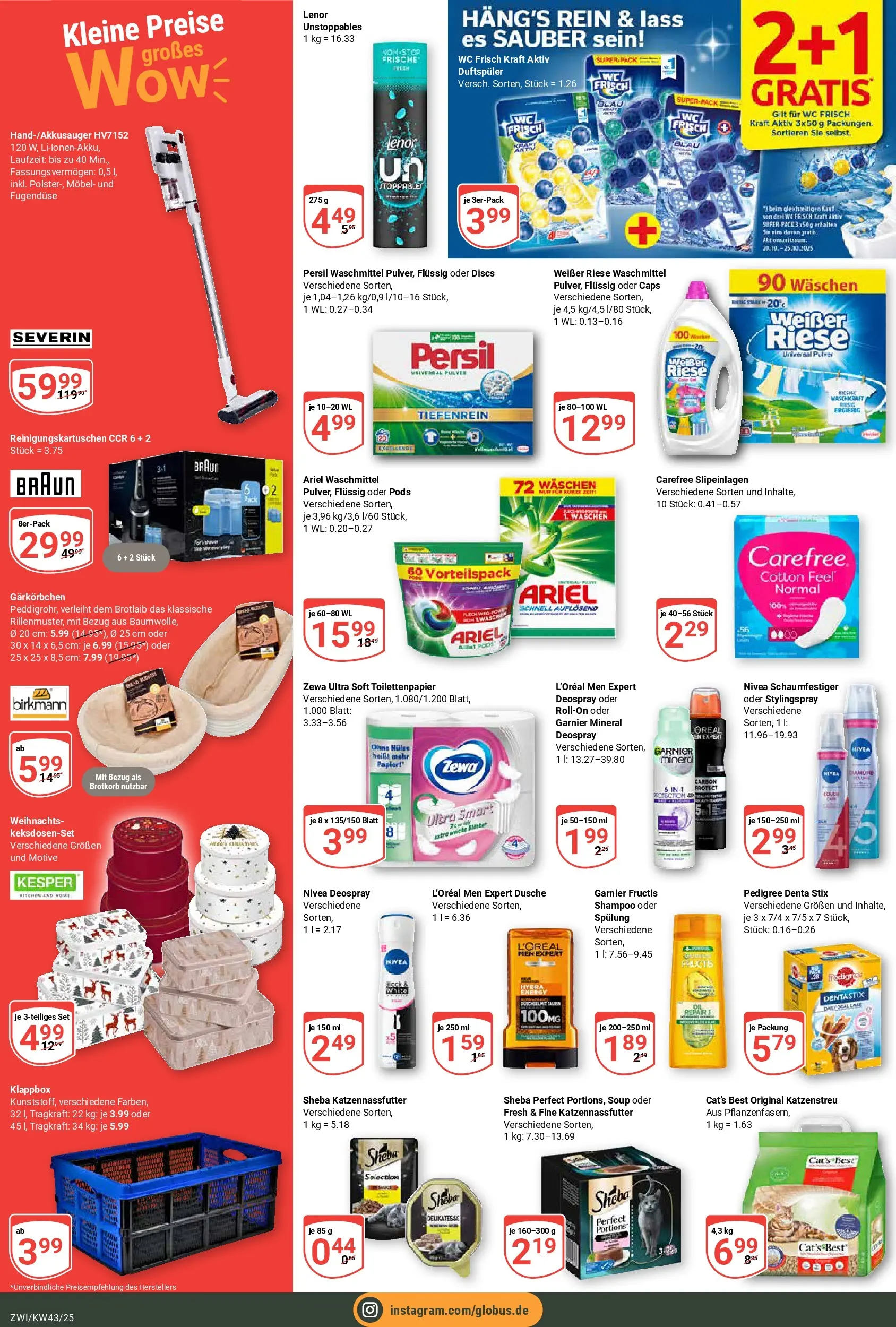 Globus prospekt Zwickau	 (ab 19.10.2025) » Angebote online | Seite: 6 | Produkte: Lenor, Energy, Shampoo, Wc frisch