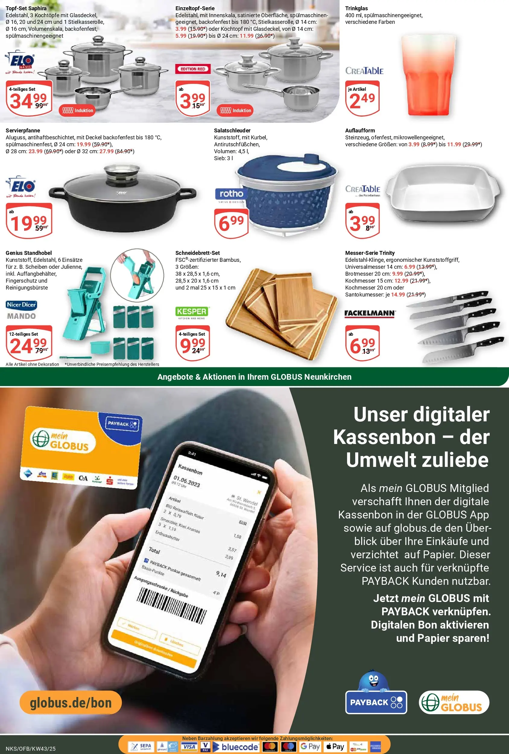 Globus prospekt Neunkirchen	 (ab 19.10.2025) » Angebote online | Seite: 22 | Produkte: Ananas, Kiwi