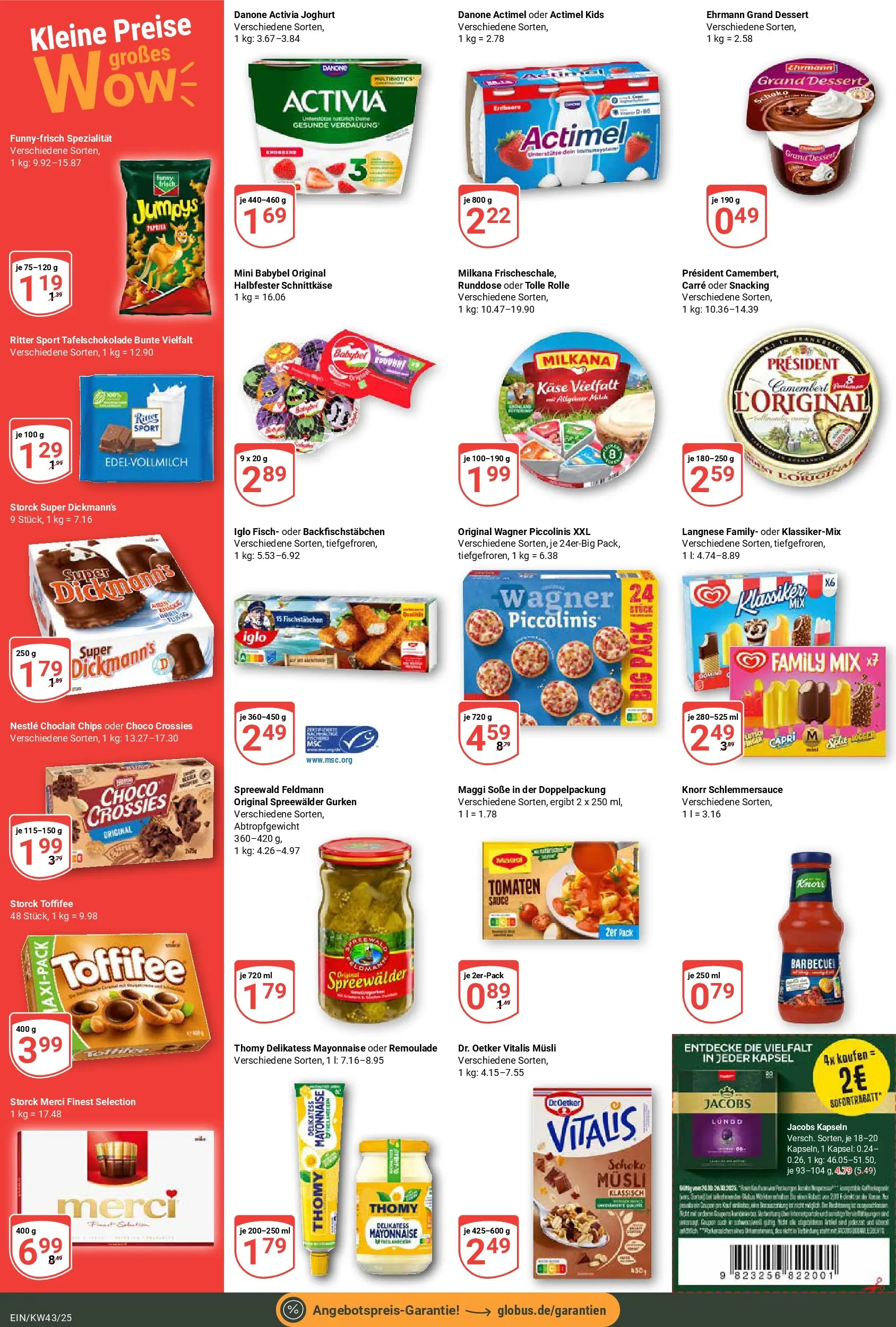 Globus prospekt Homburg-Einöd	 (ab 19.10.2025) » Angebote online | Seite: 4 | Produkte: Fisch, Mayonnaise, Toffifee, Babybel