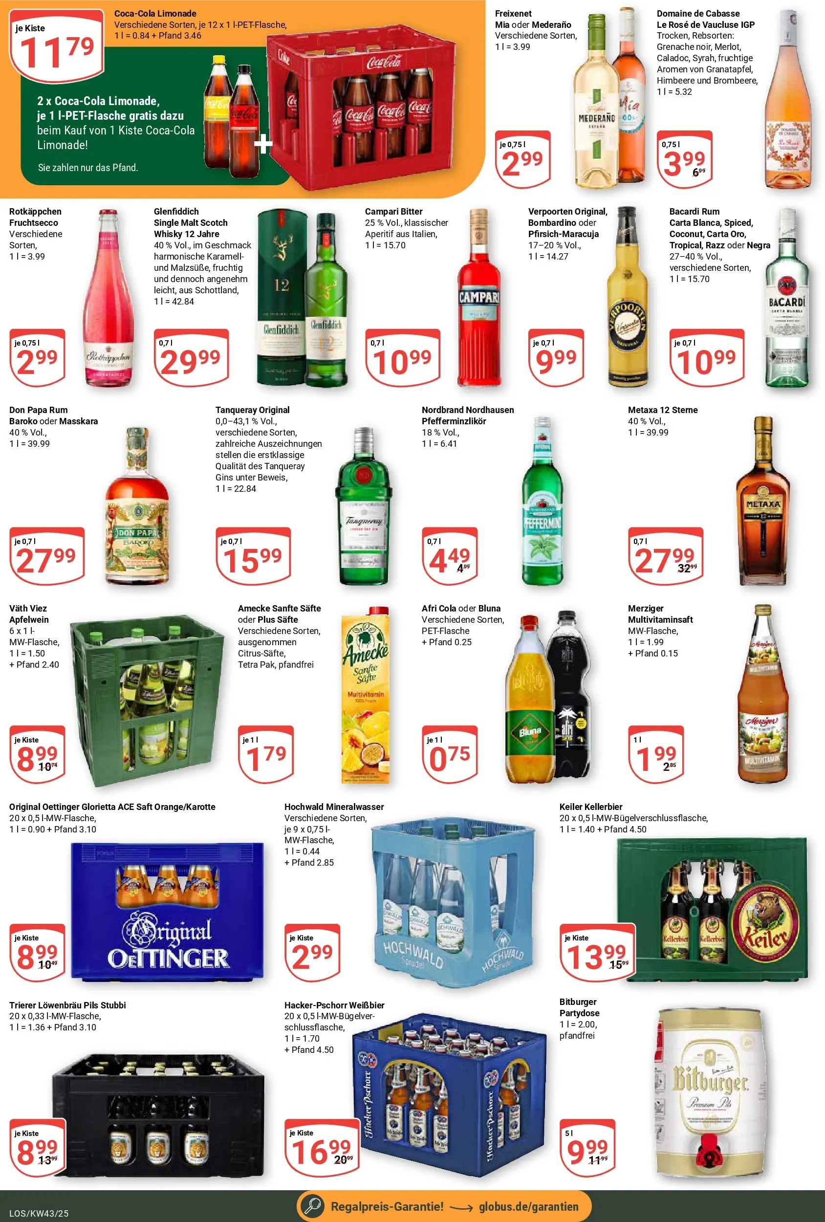 Globus prospekt Losheim Am See	 (ab 19.10.2025) » Angebote online | Seite: 3 | Produkte: Freixenet, Weißbier, Rum, Fruchtsecco