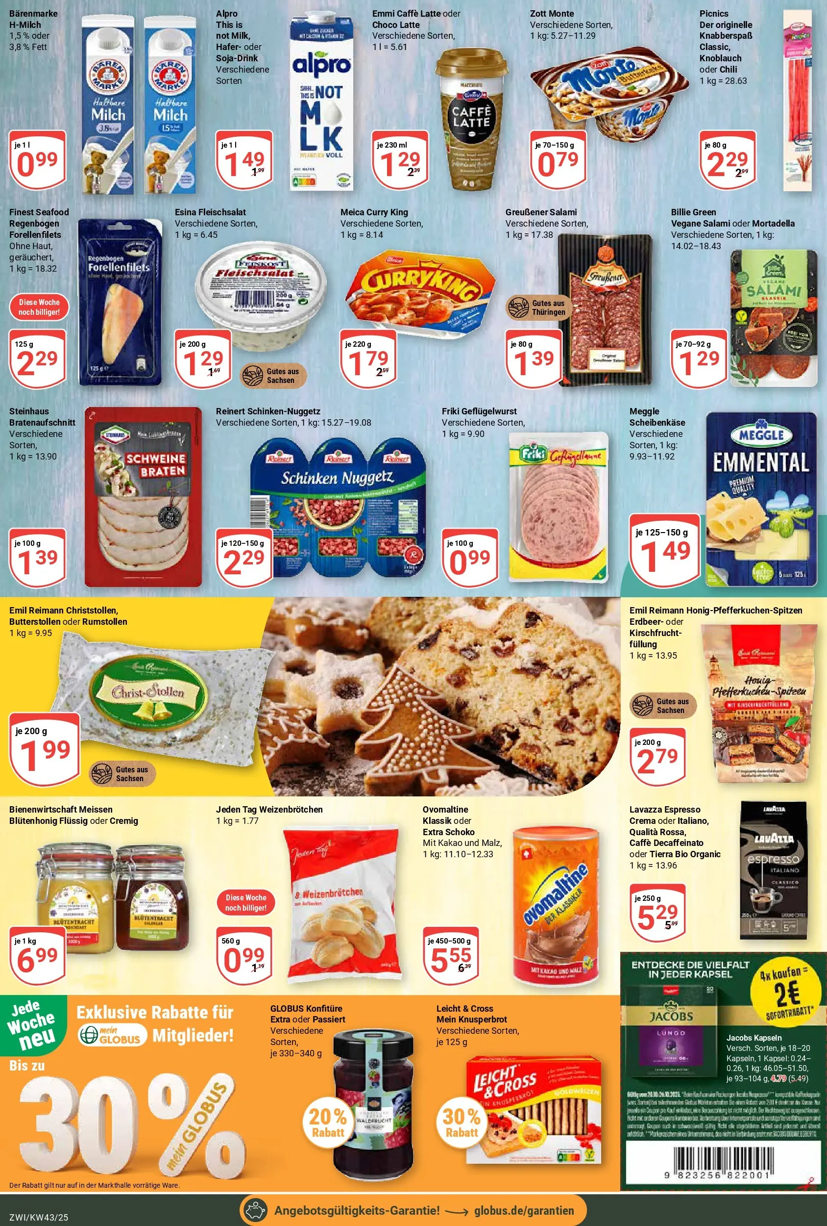 Globus prospekt Zwickau	 (ab 19.10.2025) » Angebote online | Seite: 17 | Produkte: Lavazza, Milch, Meica, Knoblauch