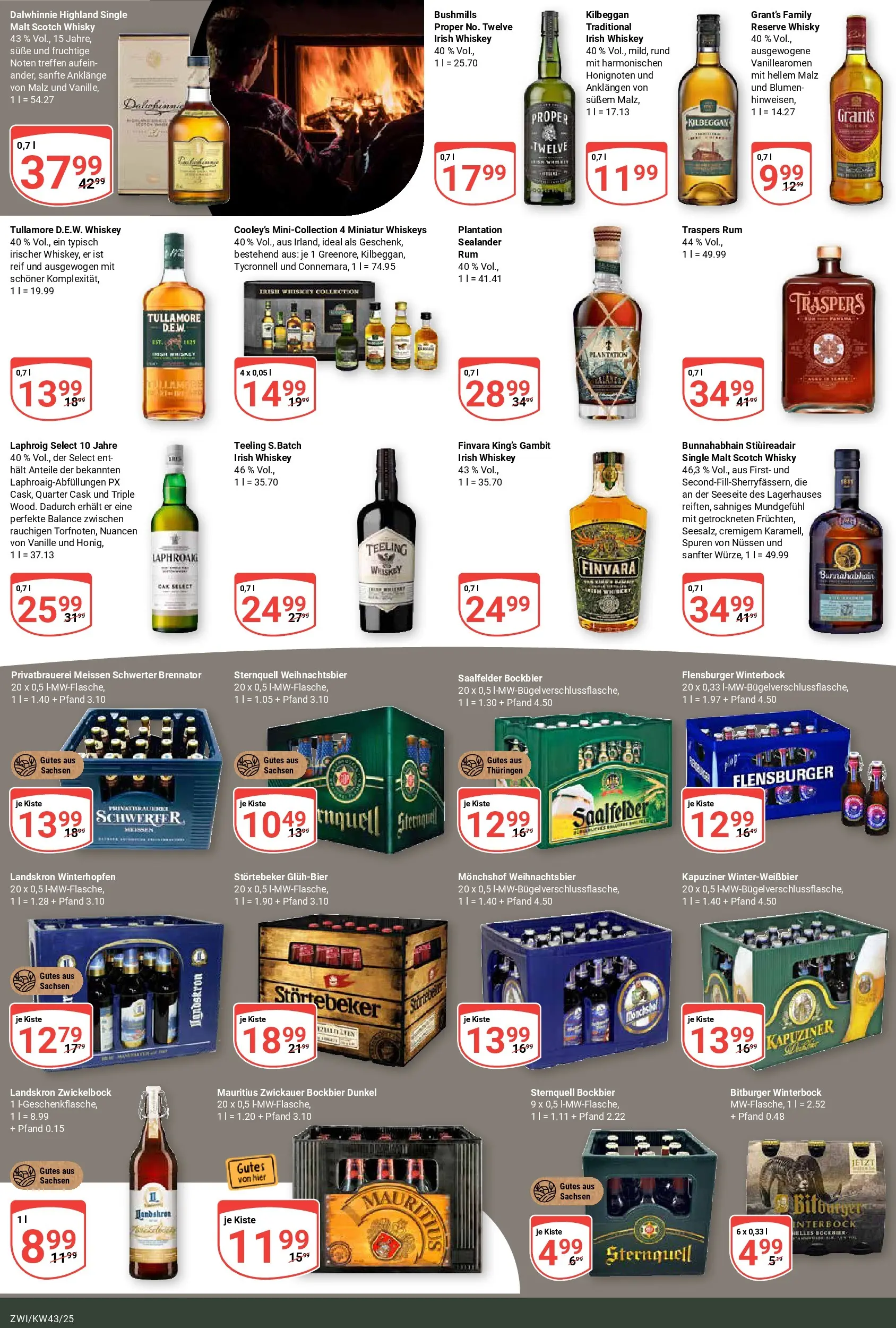Globus prospekt Zwickau	 (ab 19.10.2025) » Angebote online | Seite: 22 | Produkte: Monchshof, Blumen, Flensburger, Whiskey