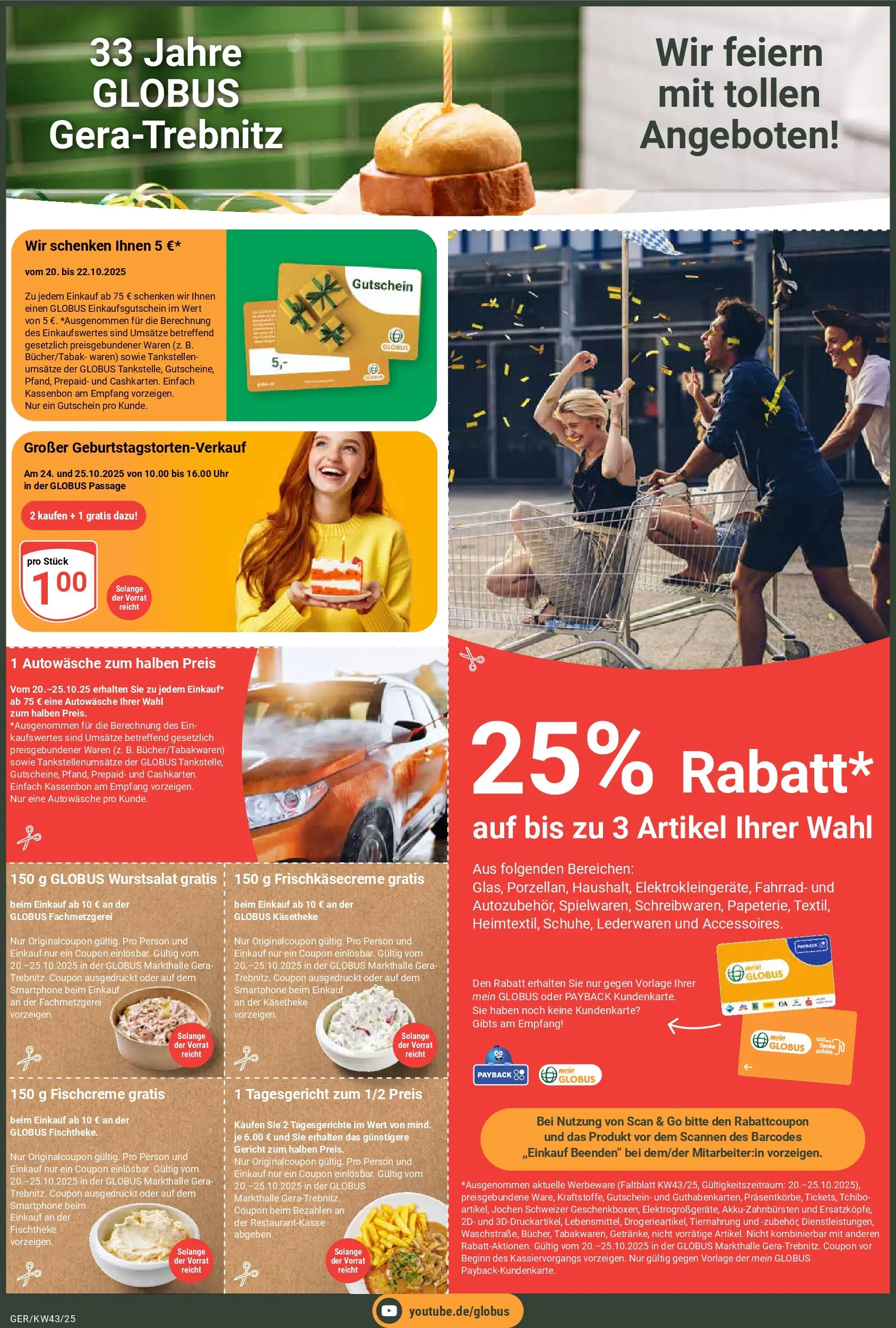 Globus prospekt Gera	 (ab 19.10.2025) » Angebote online | Seite: 4 | Produkte: Smartphone, Uhr