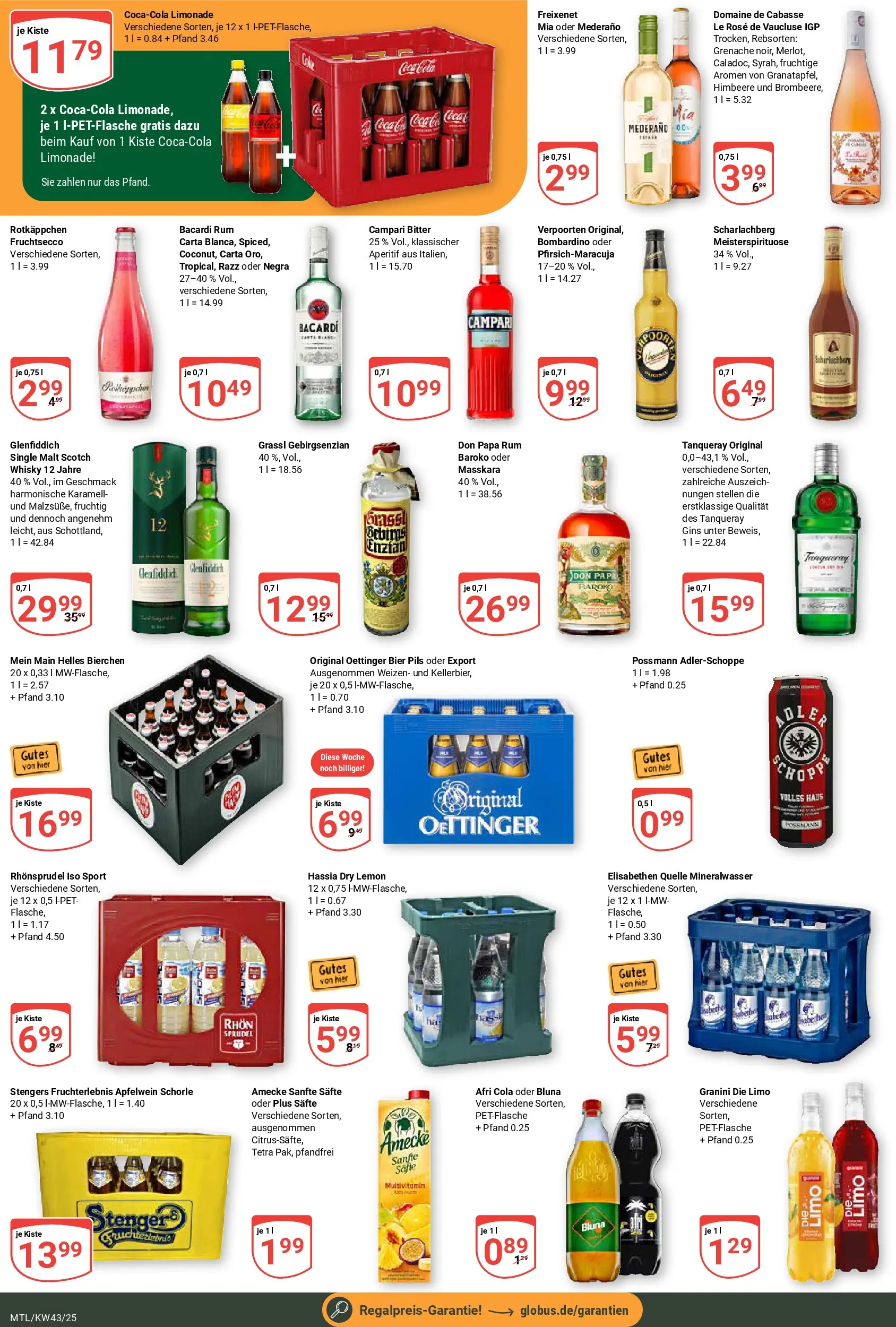 Globus prospekt Maintal-Dörnigheim	 (ab 19.10.2025) » Angebote online | Seite: 3 | Produkte: Freixenet, Pils, Fruchtsecco, Granini die limo