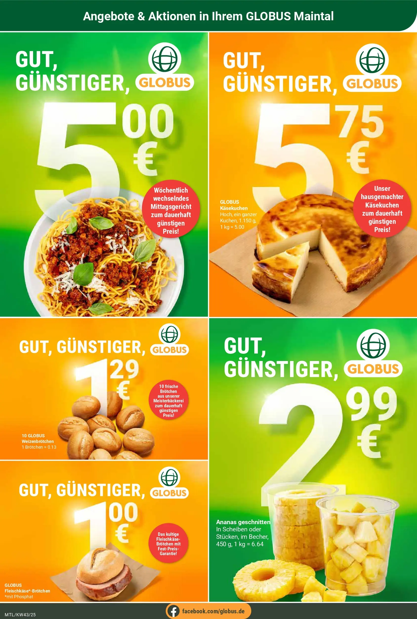 Globus prospekt Maintal-Dörnigheim	 (ab 19.10.2025) » Angebote online | Seite: 9 | Produkte: Ananas