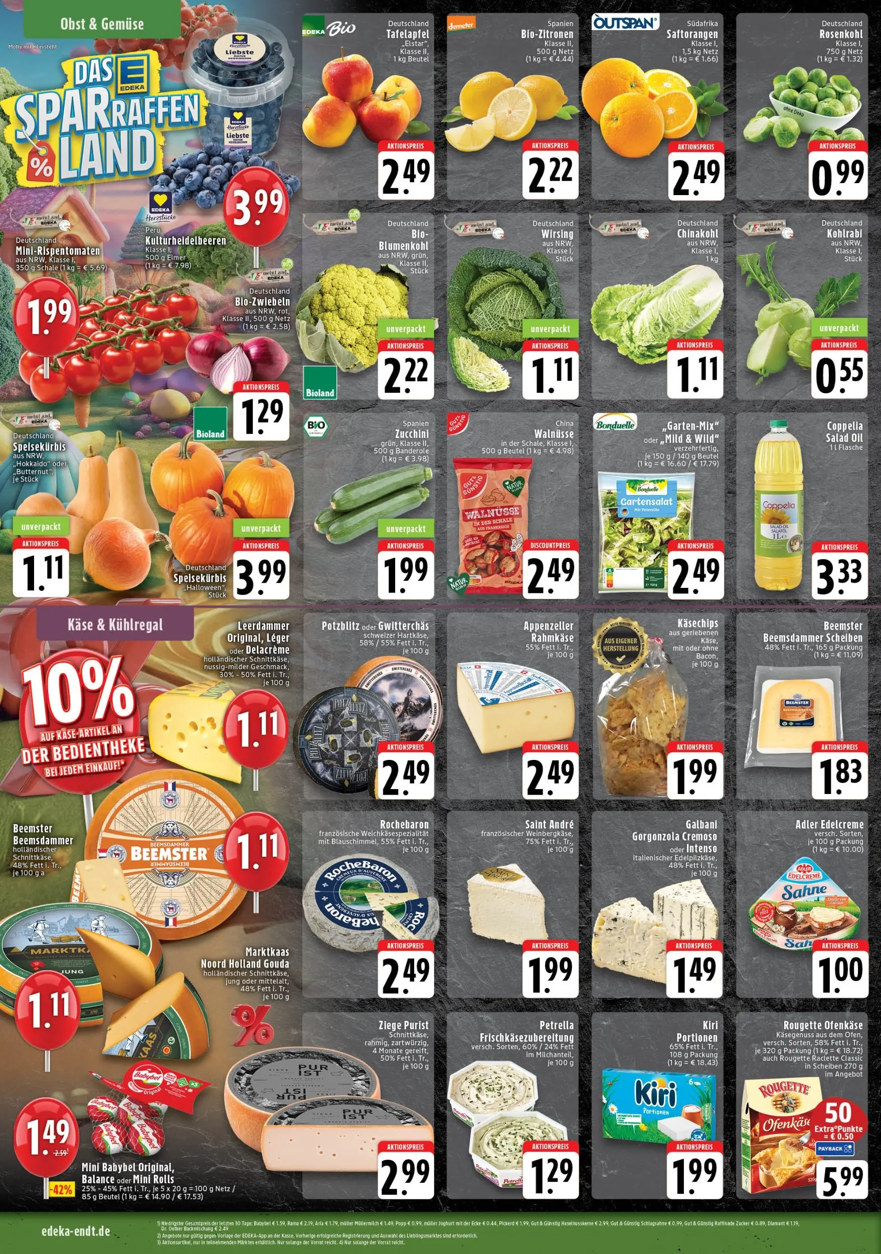 Edeka prospekt Mönchengladbach-Bettrath	 (ab 19.10.2025) » Angebote Online | Seite: 4 | Produkte: Rama, Käse, Obst, Chinakohl