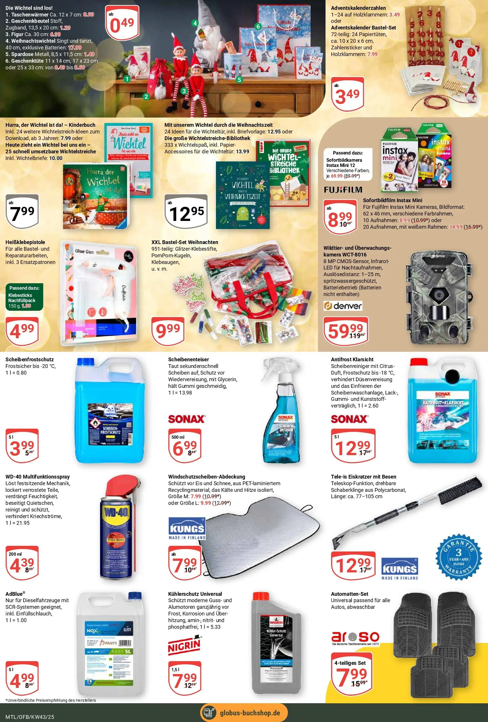 Globus prospekt Maintal-Dörnigheim	 (ab 19.10.2025) » Angebote online | Seite: 25 | Produkte: Kamera, Batterien, Bibliothek, Eis