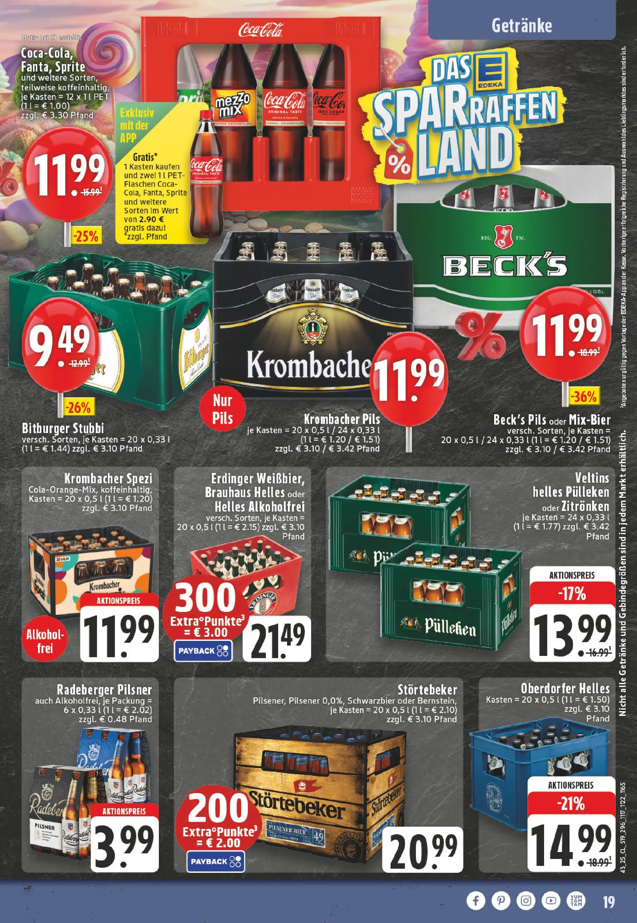 Edeka prospekt Ochtrup	 (ab 19.10.2025) » Angebote Online | Seite: 19