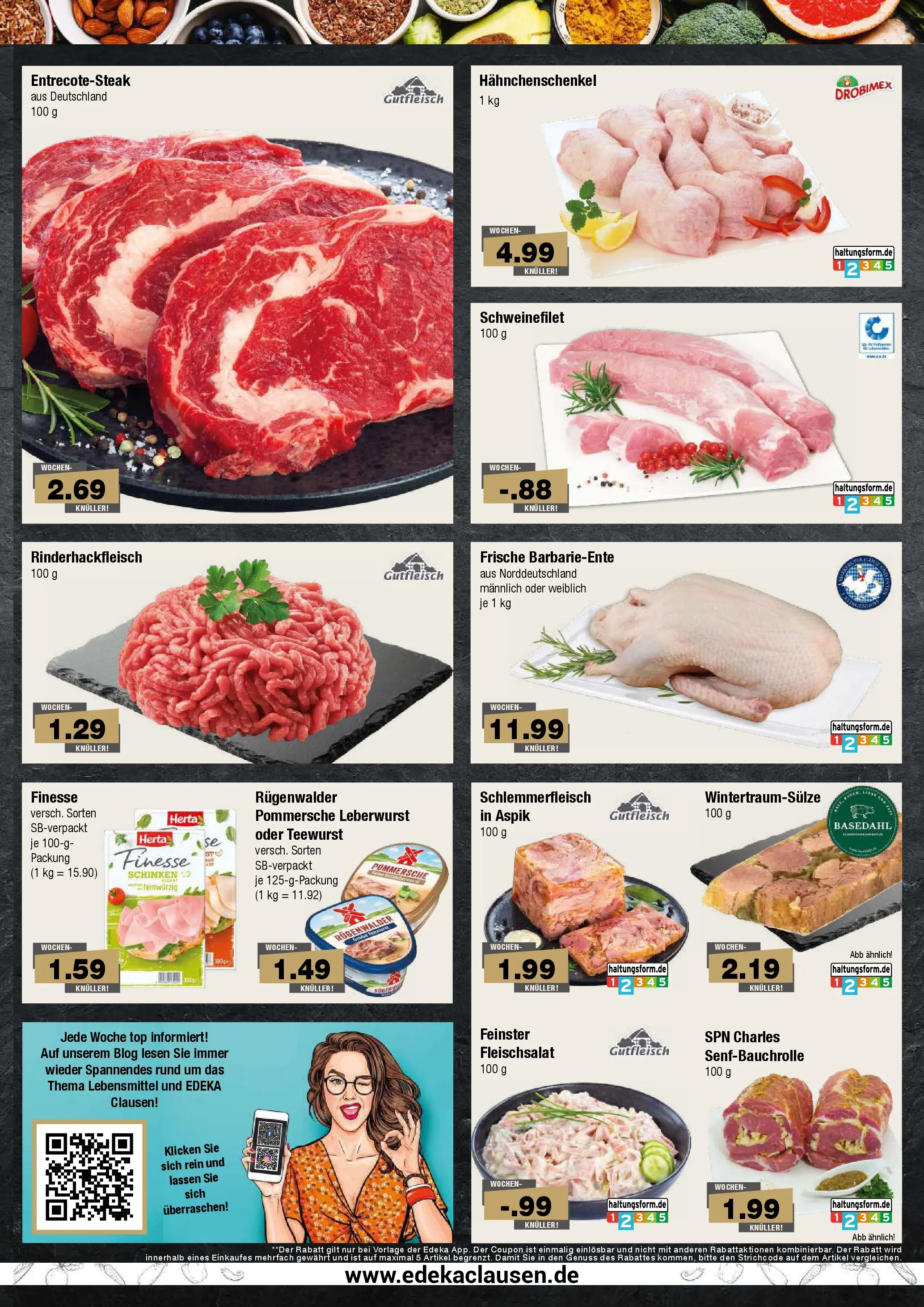 Edeka prospekt Hamburg	 (ab 19.10.2025) » Angebote Online | Seite: 3 | Produkte: Top, Schinken, Steak, Fleisch