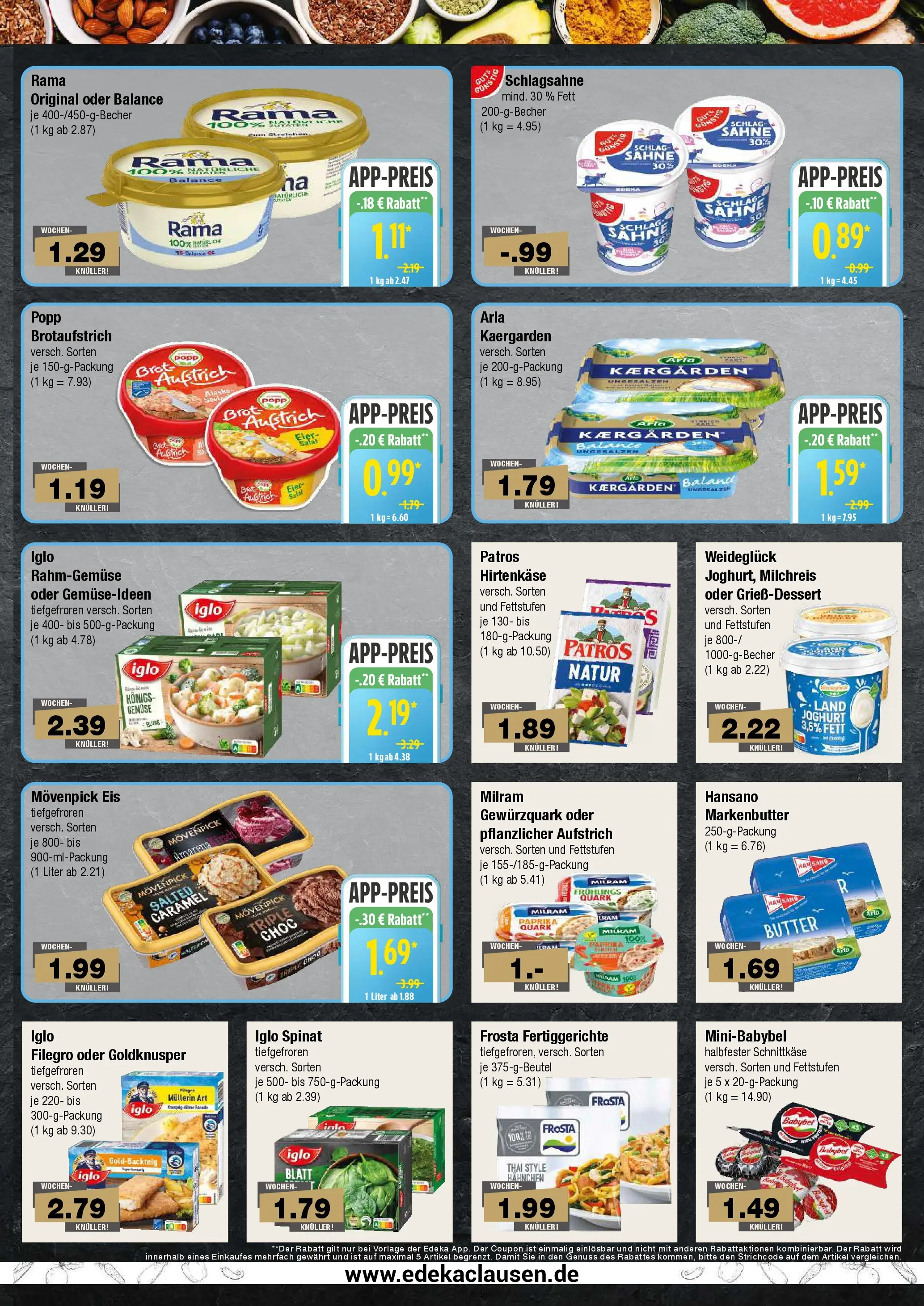 Edeka prospekt Hamburg	 (ab 19.10.2025) » Angebote Online | Seite: 5 | Produkte: Quark, Schlagsahne, Feta, Eis