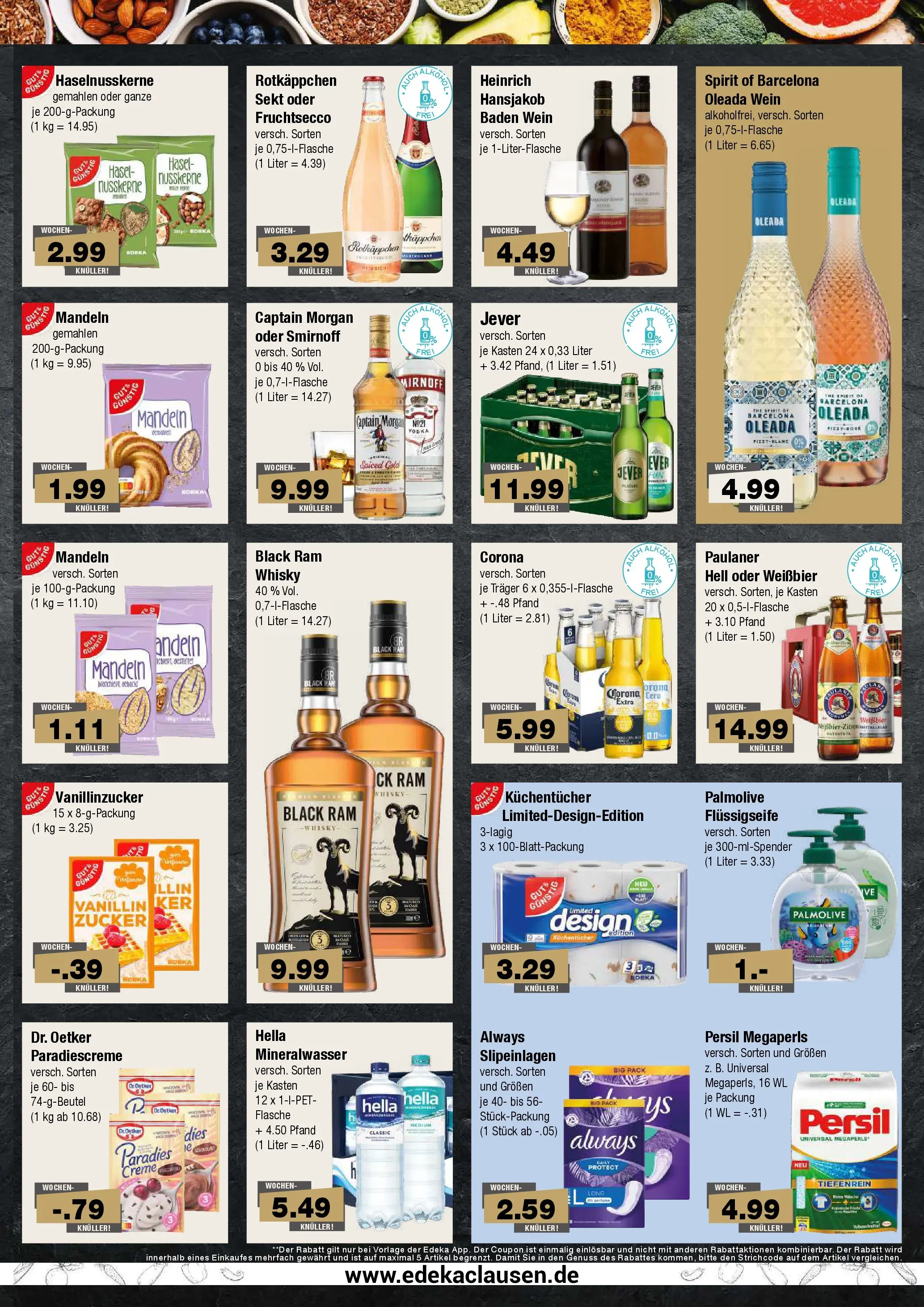 Edeka prospekt Hamburg	 (ab 19.10.2025) » Angebote Online | Seite: 7 | Produkte: Rotkappchen sekt, Whisky, Sekt, Persil