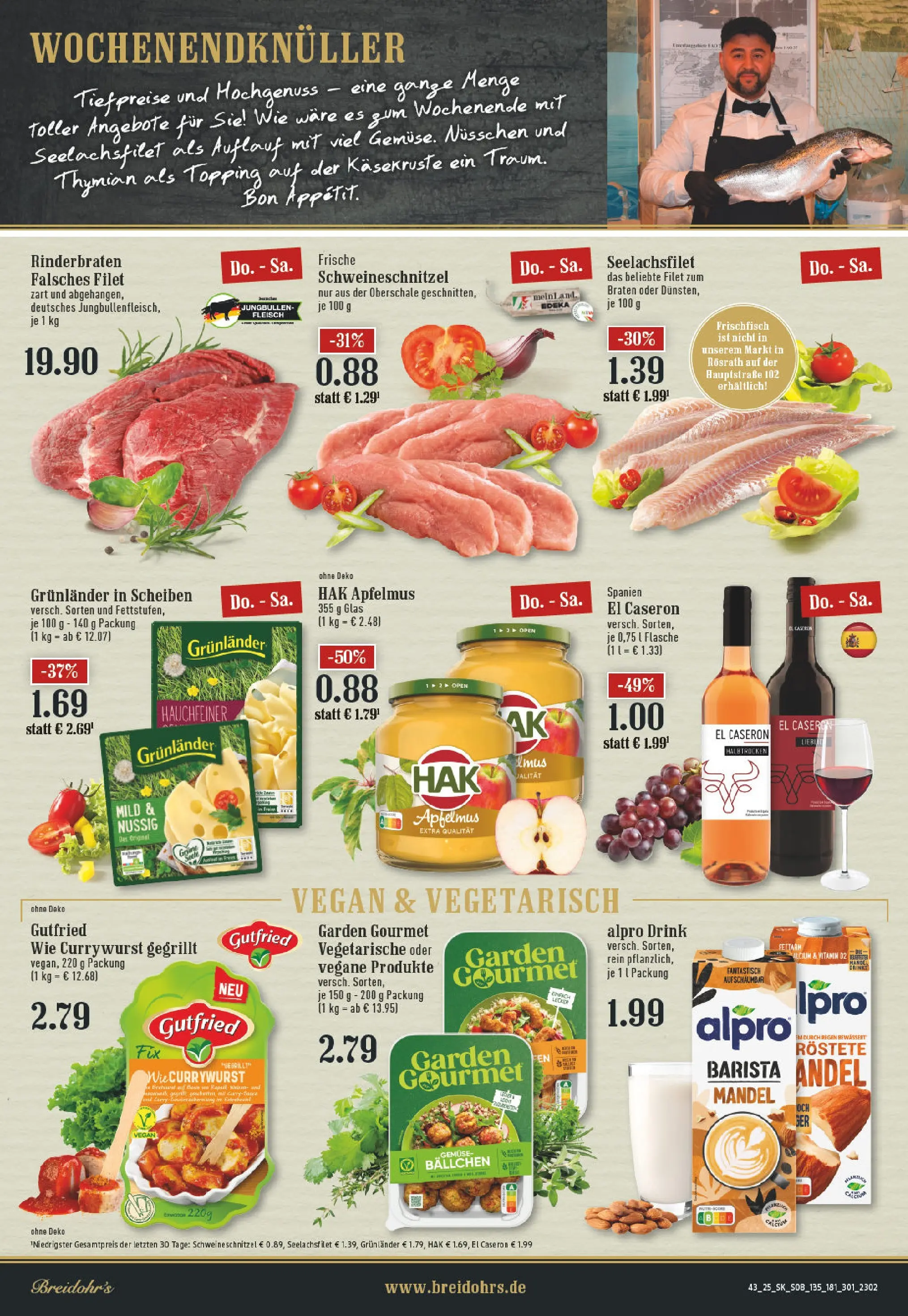 Edeka prospekt Bergisch Gladbach	 (ab 19.10.2025) » Angebote Online | Seite: 8 | Produkte: Rinderbraten, Apple, Grunlander, Fleisch